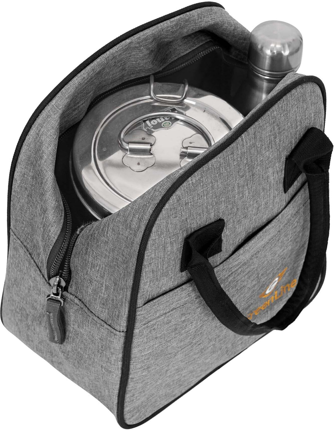 Image of GREENLINE Combo 2PC ,Insulated Lunch Bag for School Collage Office &Picnic for Boys & girl Waterproof Lunch Bag