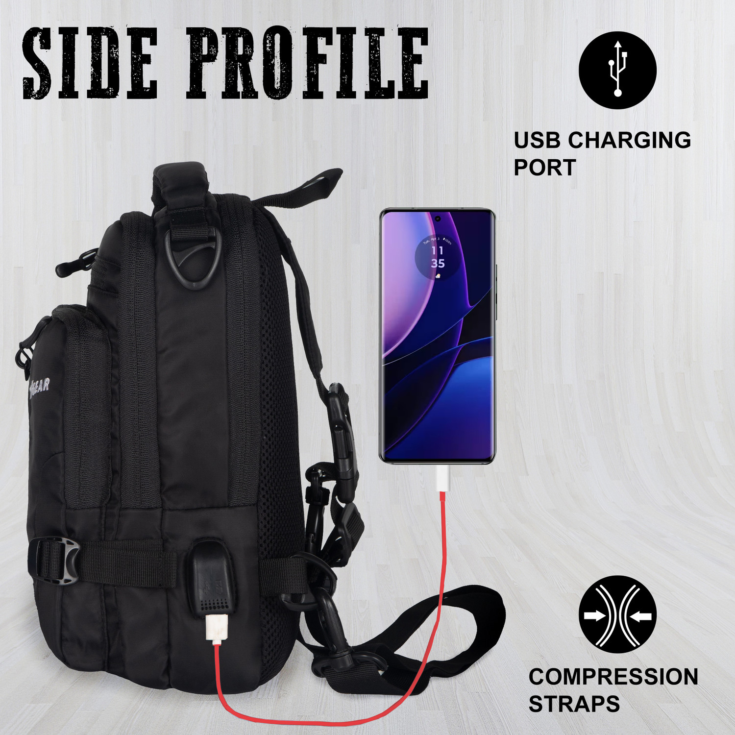 Image of F Gear Thames Black Multipurpose Bag