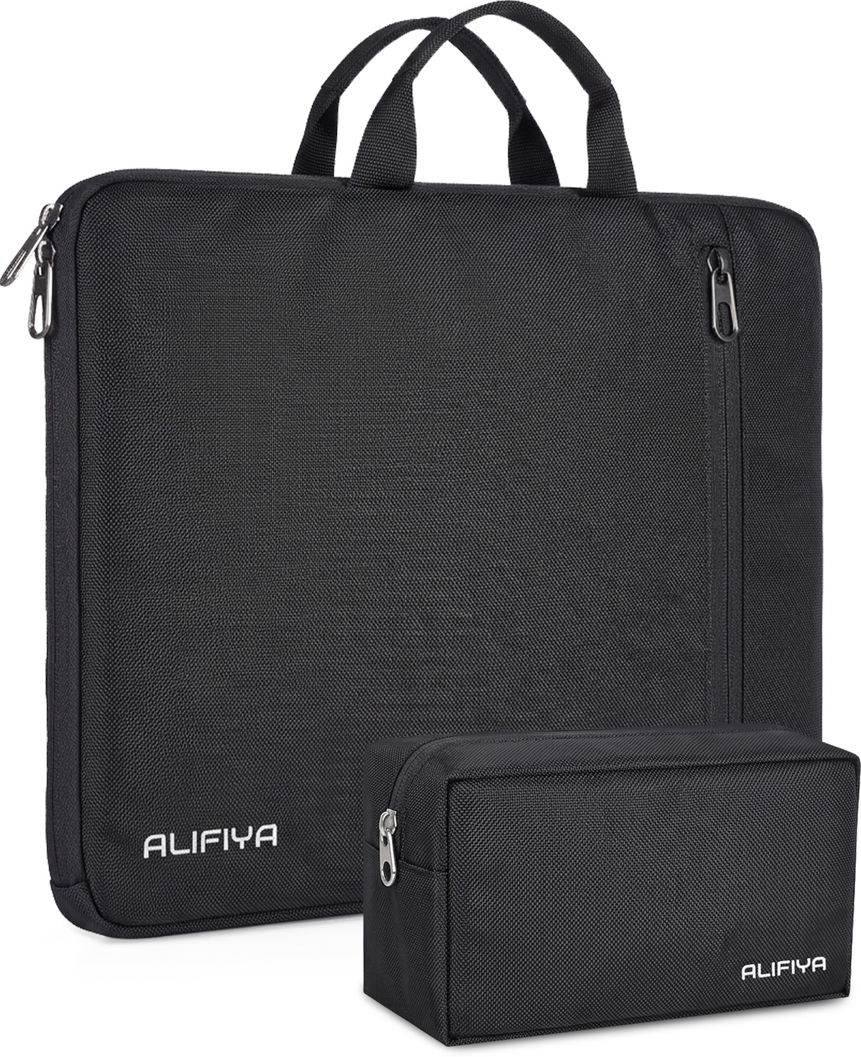 Image of Alifiya Macbook Bag Case with Handle & Charger Pouch for Men and Women Laptop Sleeve /Cover