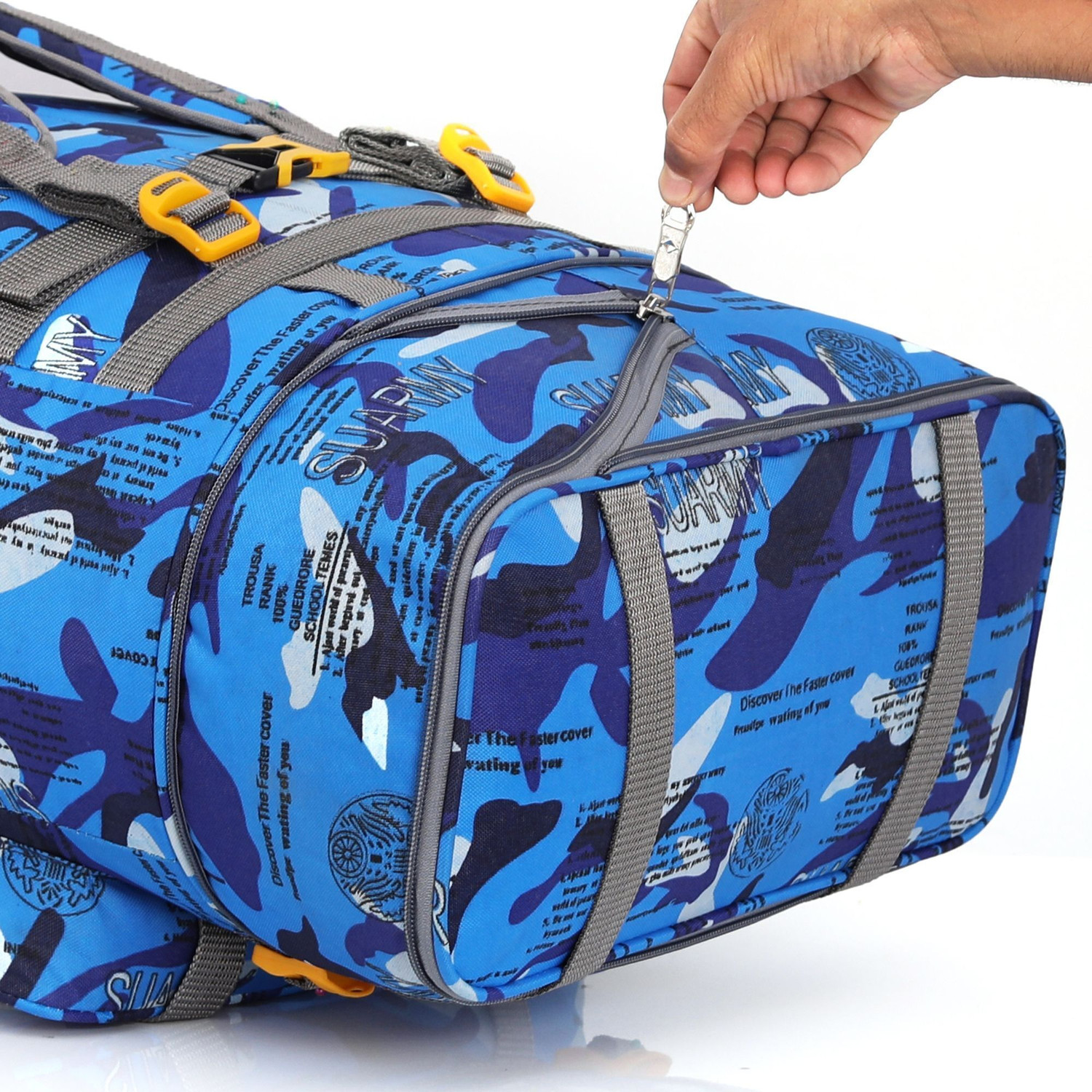 Image of LOYAL CHOICE Travel Backpack for Sport Camping Hiking Trekking Bag Rucksack - 60 L (Army). Waterproof Backpack