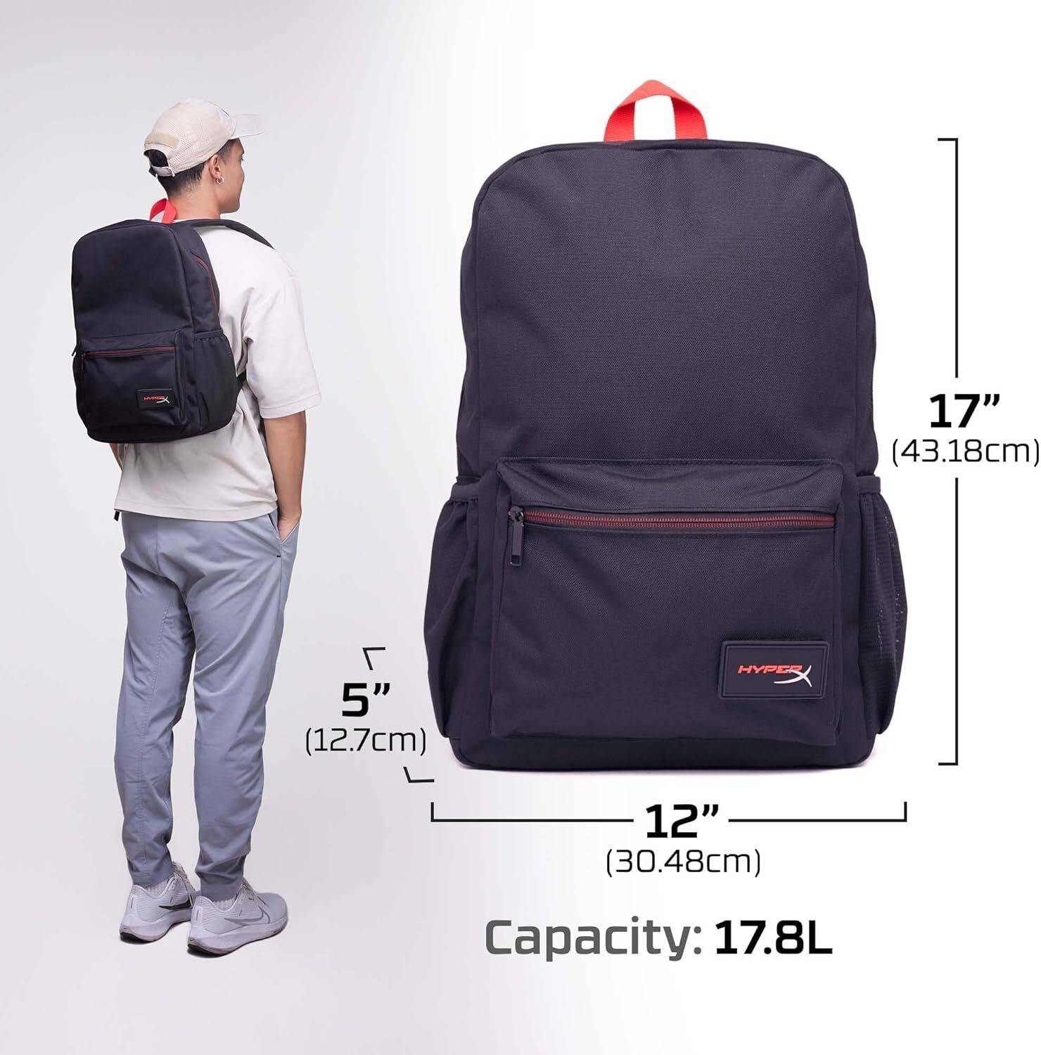 HyperX Delta Gaming Backpack Black - Image 4