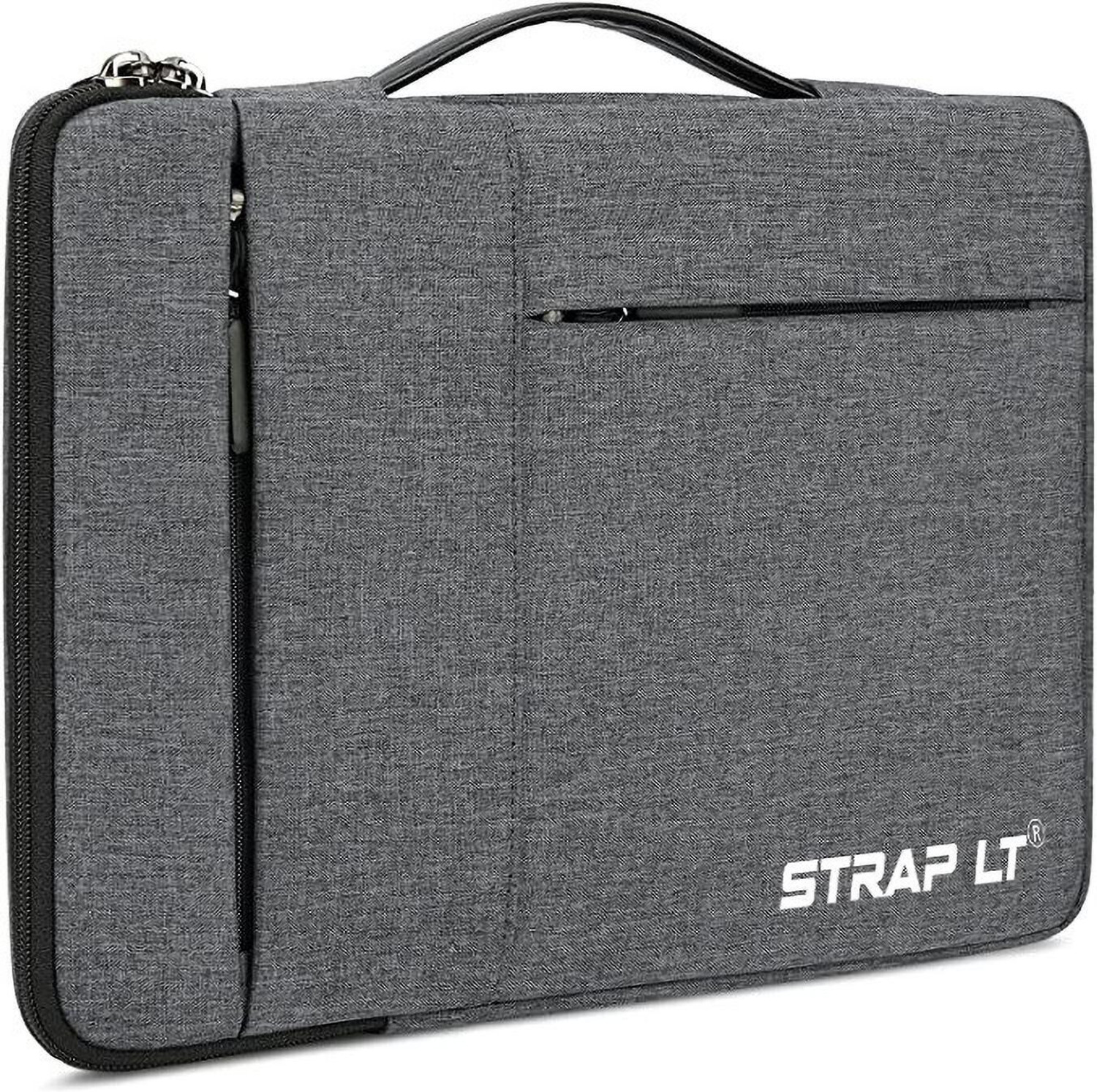 Image of Straplt Laptop Sleeve Case 15.6-16 Inch Waterproof Bag Tablet Handle Laptop Bag Black Waterproof Laptop Sleeve /Cover