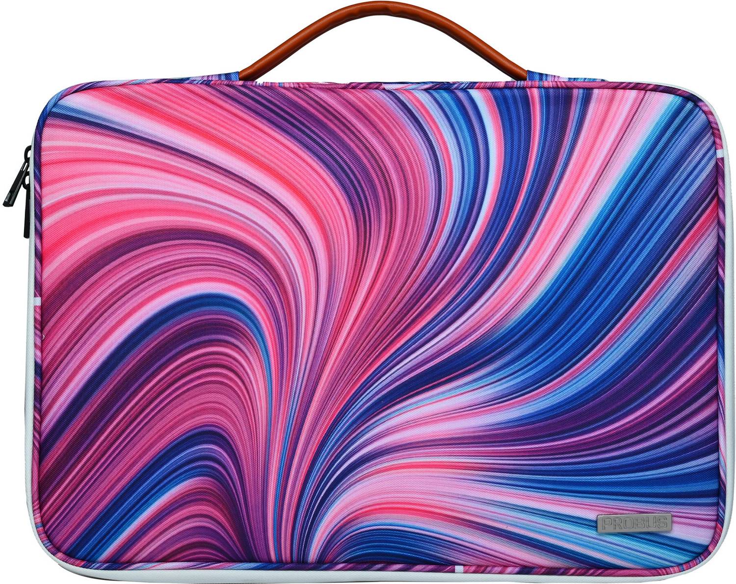 Probus 15.6 Inch Printed Laptop Bag Sleeve - Abstract Swirling Laptop Sleeve/Cover