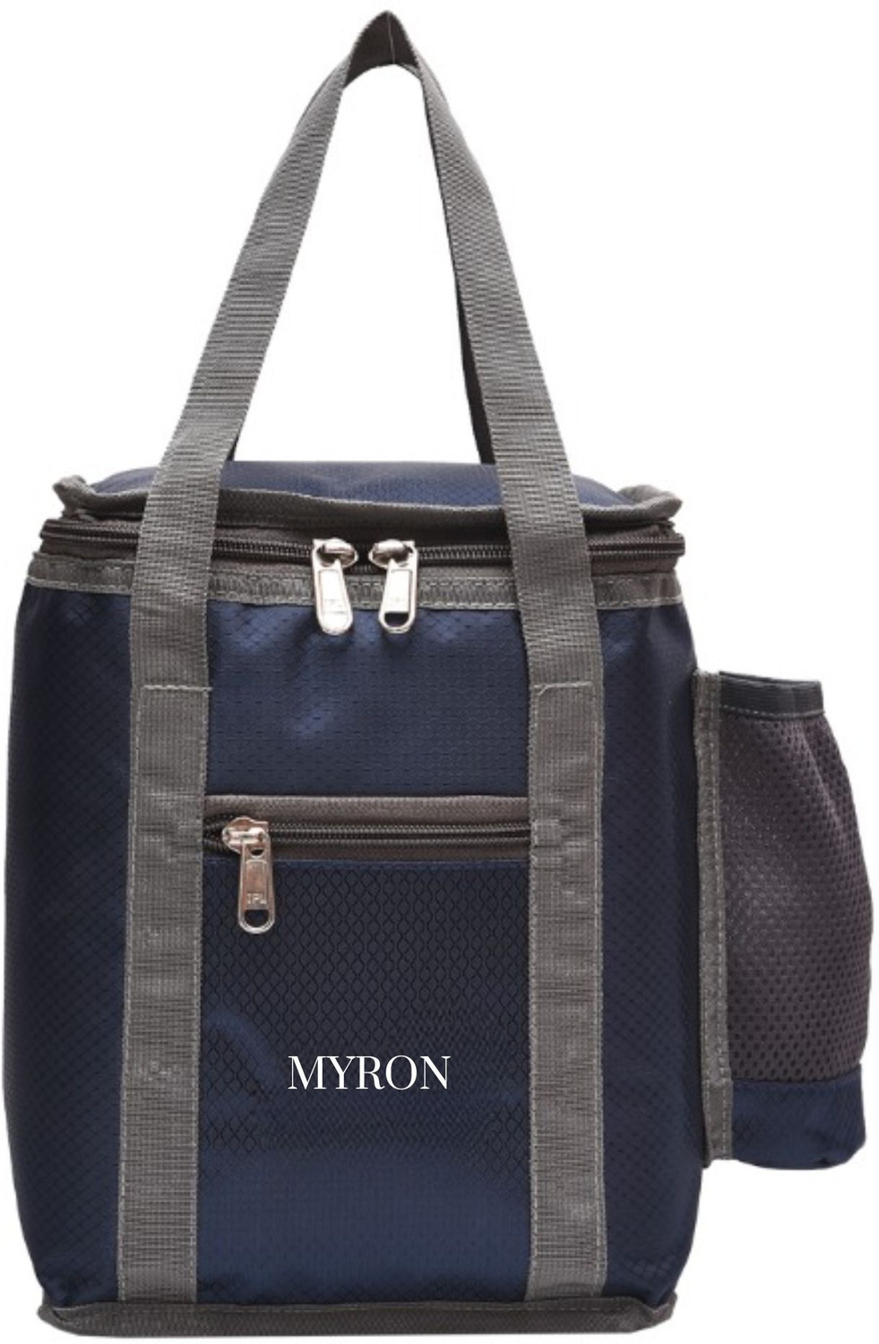 Image of Myron Lunch Tiffin beg Insulated Lunch /Tiffin Bag for school, college, office, picnic men & women Waterproof Lunch Bag (Blue, 8 L)