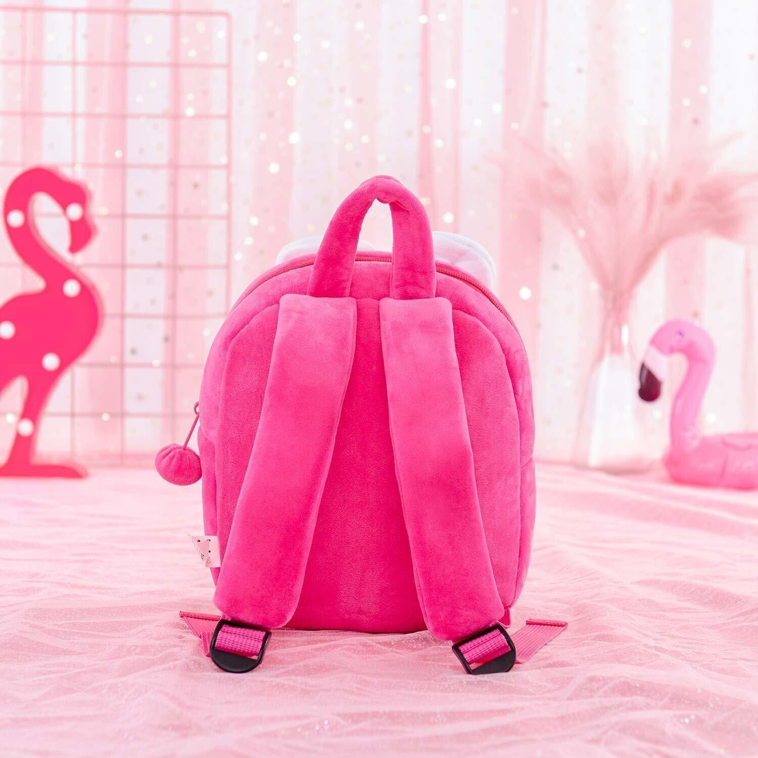 Image of Littoze Rabbit White School Bag Soft Material Plush Backpack Children's Gifts Boy /Girl /Baby School Bag For Kids (Age 2 to 6 Year) School Bag ( 12 L ) School Bag 12 L Backpack