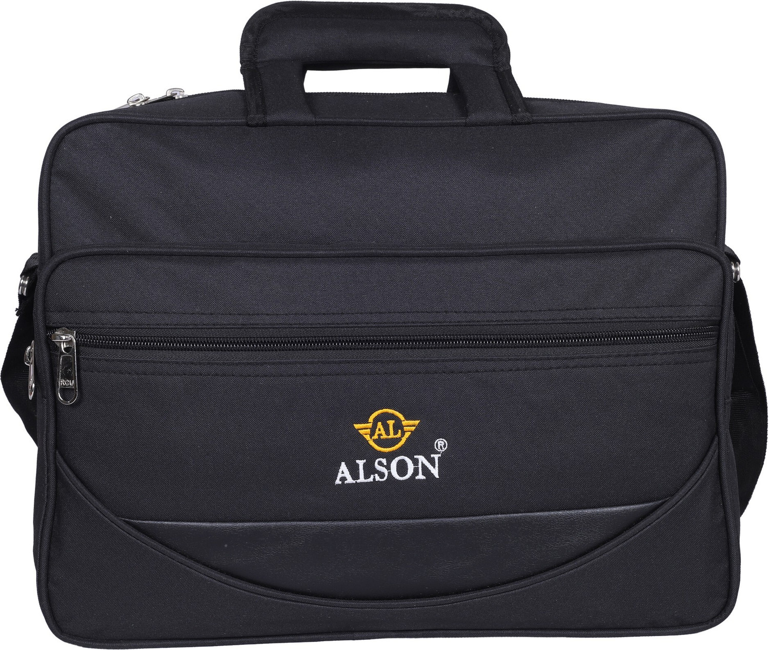 Image of Wild Look Men & Women Black Messenger Bag