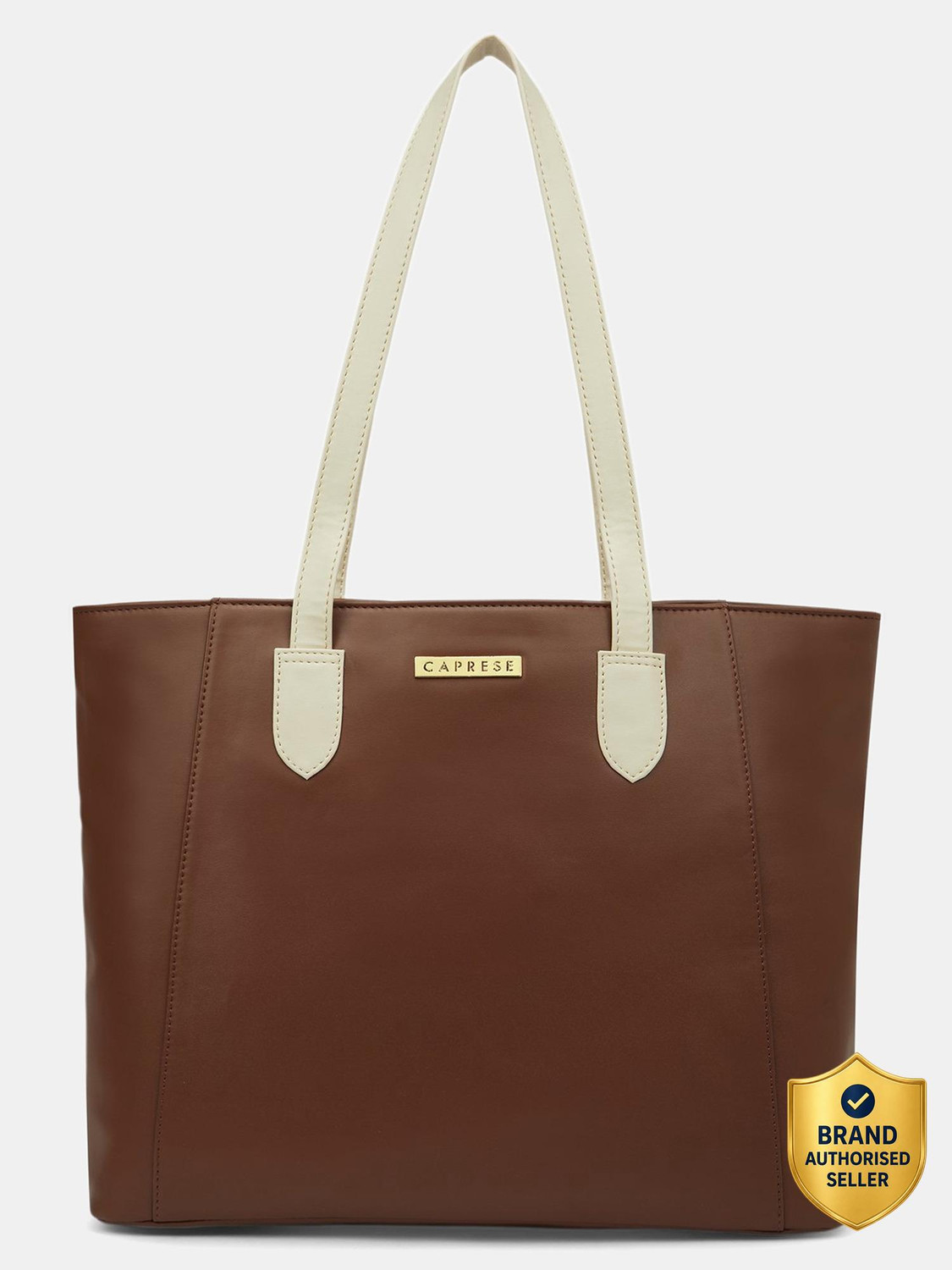 Image of Caprese Devon Tote Large Chocolate Brown Bag for Women Shoulder Bag
