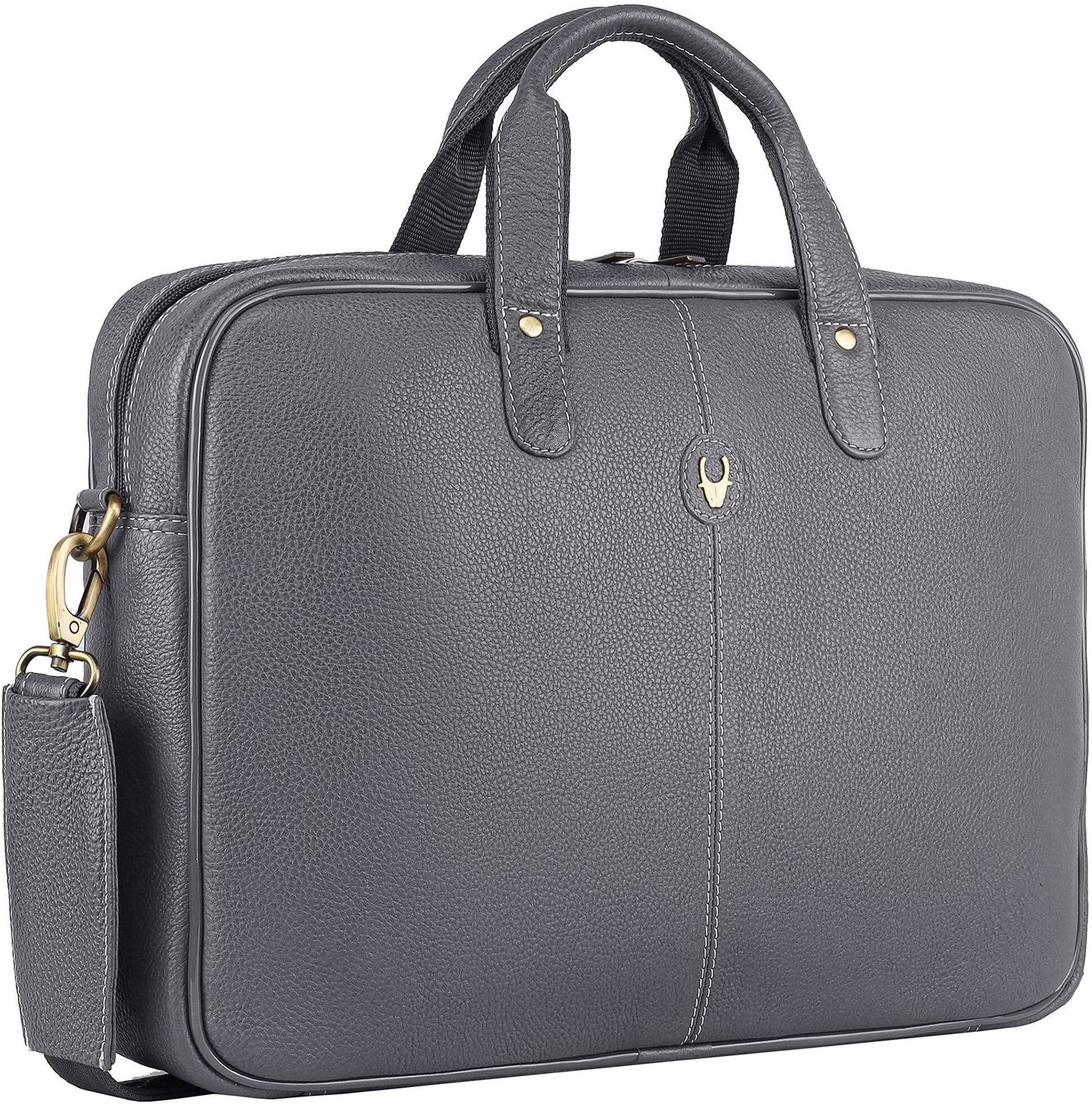 Image of WILDHORN Genuine Leather Laptop Messenger Bag for Men Messenger Bag