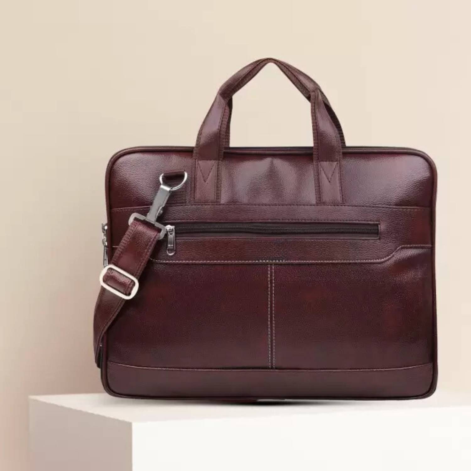 JairaJ Synthetic Leather Laptop Messenger Bag - Image 2