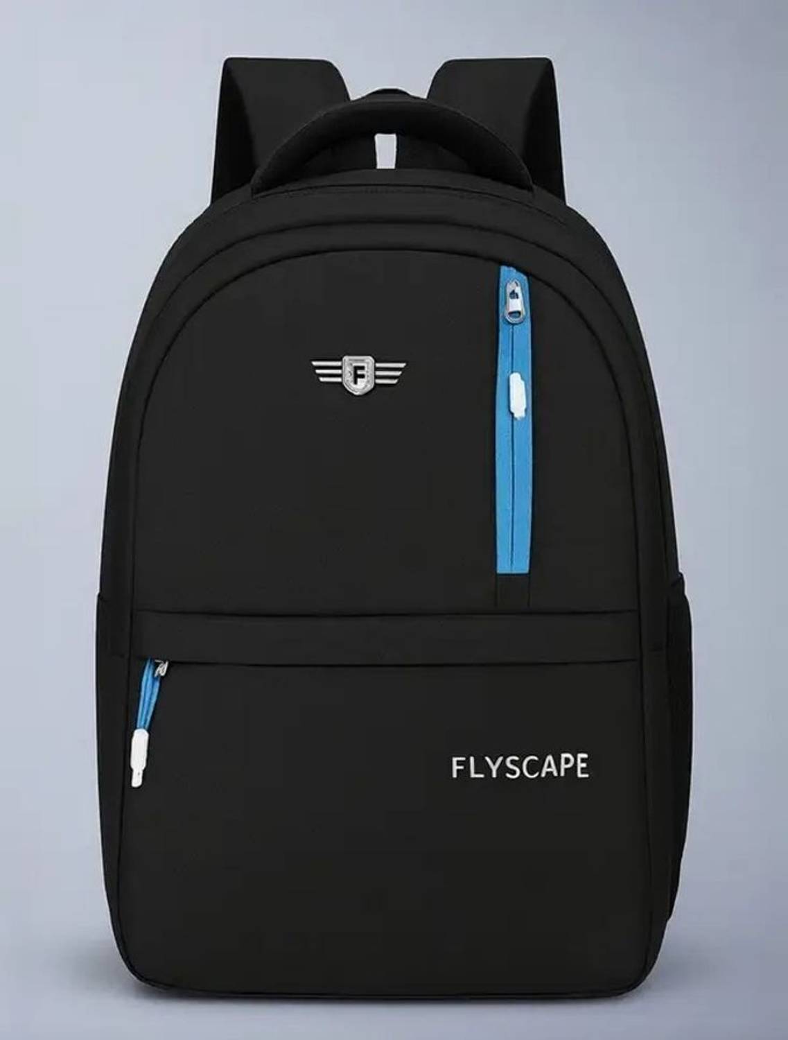 Flyscape TERROR Waterproof School Bag Black - Image 1
