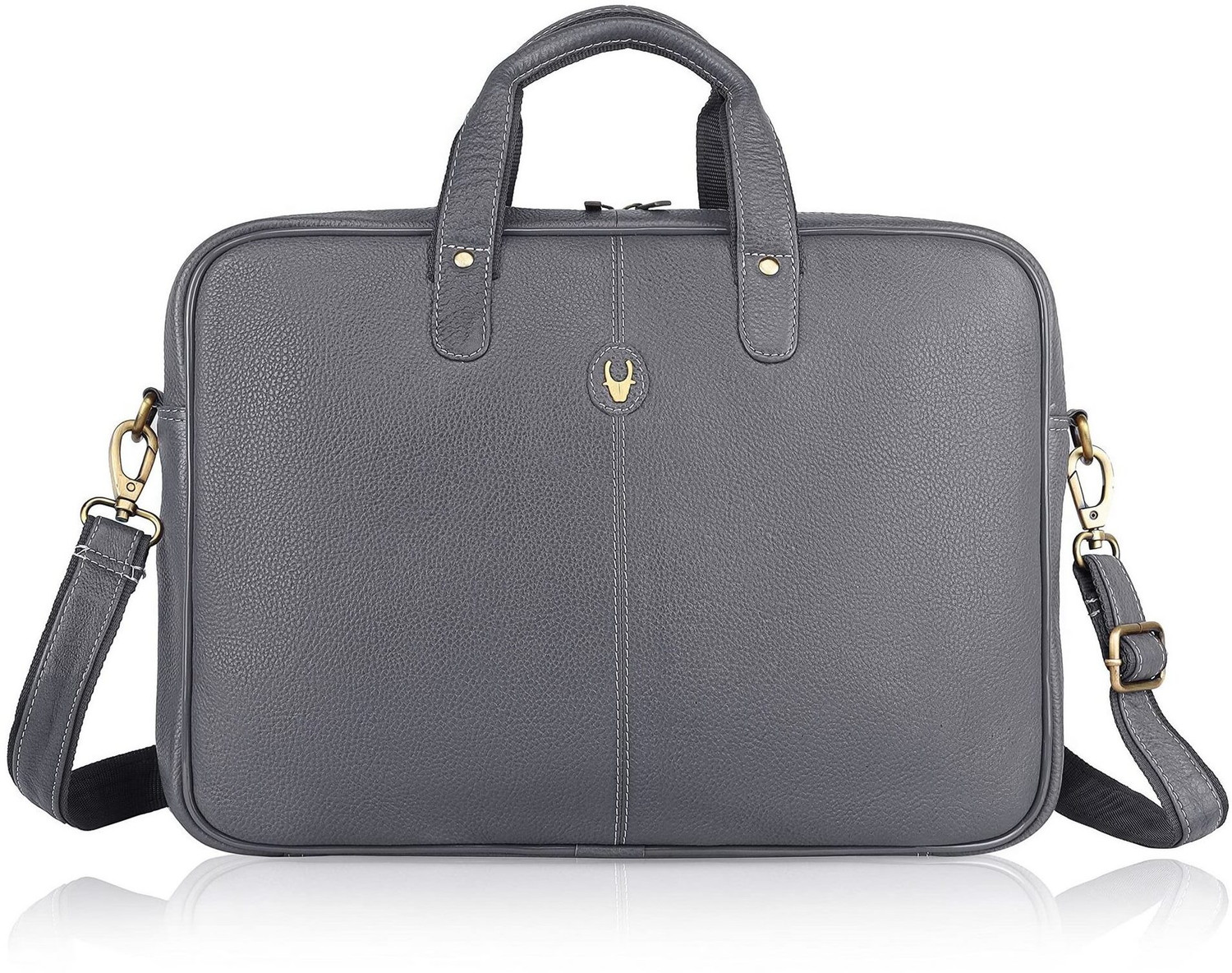 Image of WILDHORN Genuine Leather Laptop Messenger Bag for Men Messenger Bag
