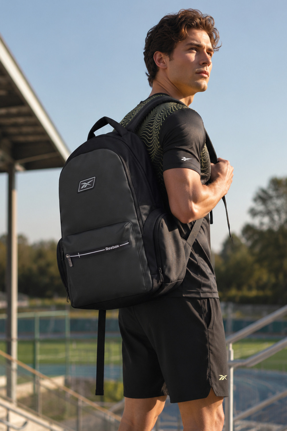 Image of REEBOK Large 32 L Laptop Backpack PACKVERSE UTILITY MOTION BACKPACK (Black)