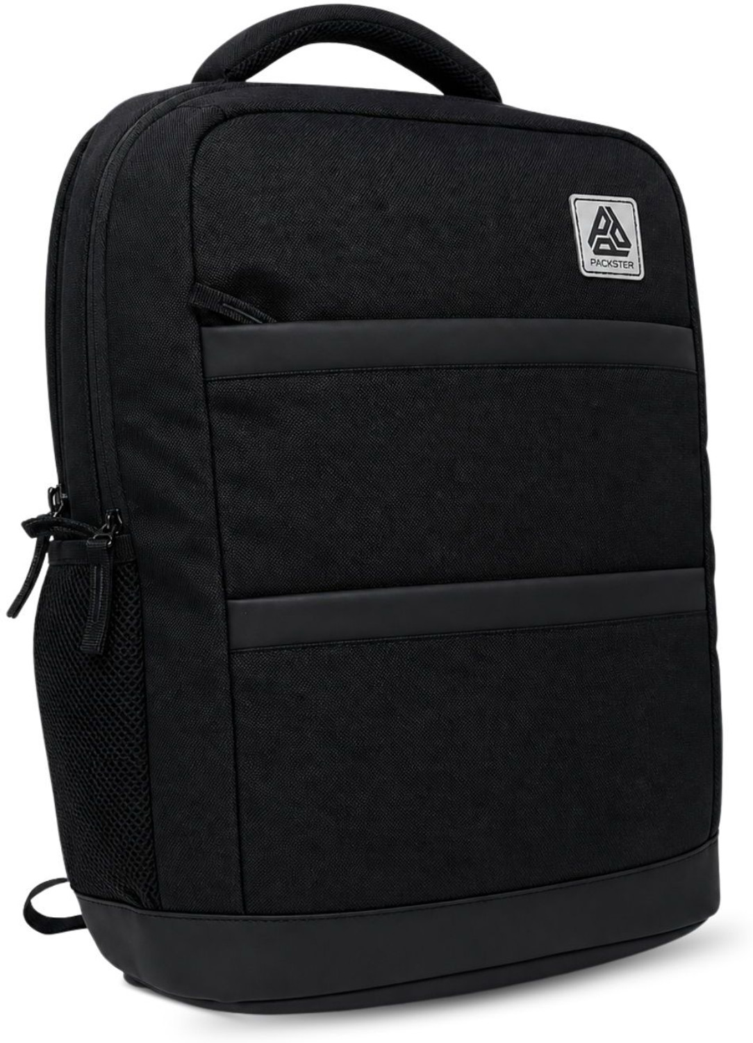 Image of Packster Digi 26L Black Laptop Bag for Men & Women with Trolley Sleeve Backpack