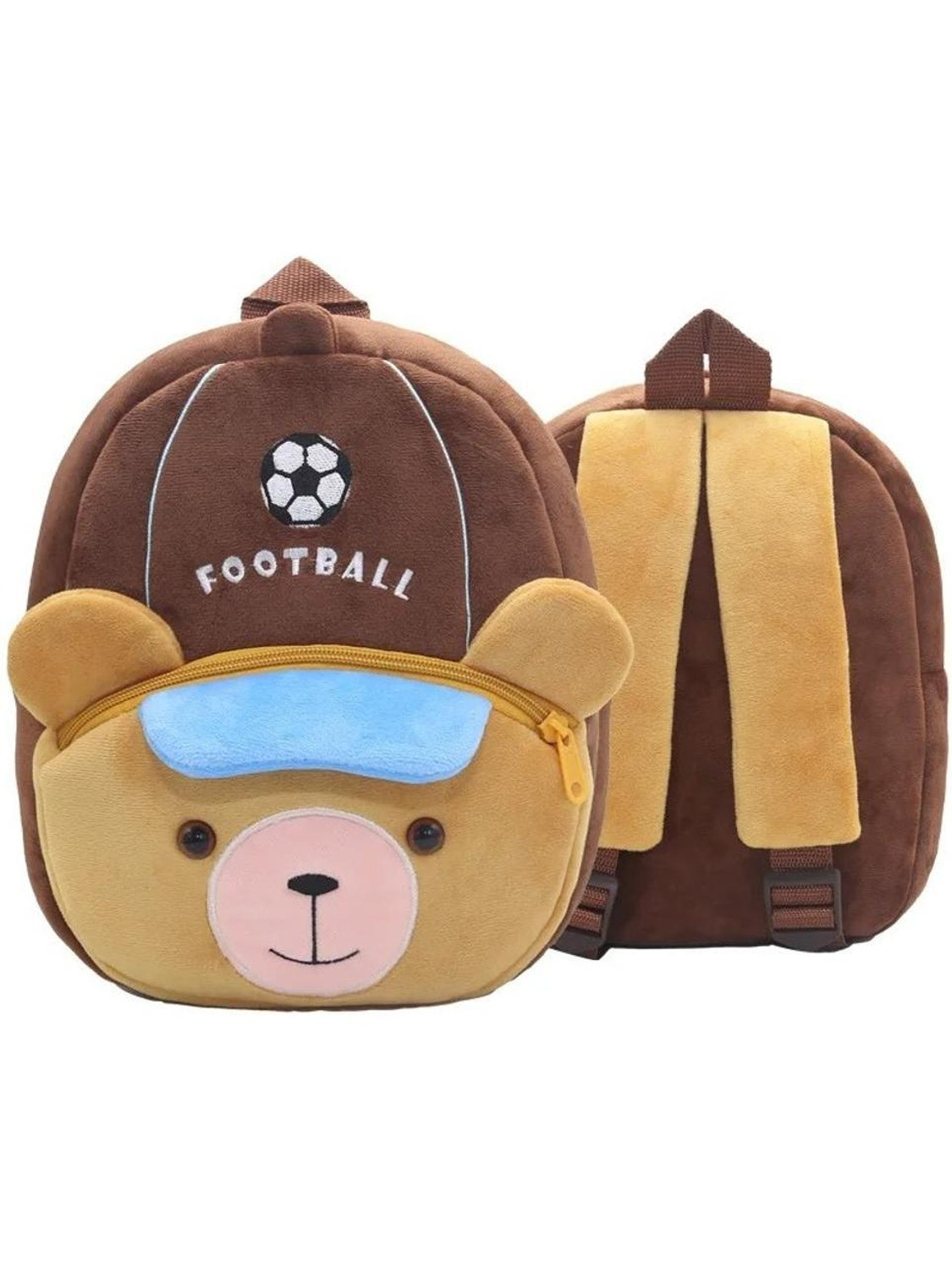 Image of HappyChild Plush Animal Cartoon Mini Backpack Little For Kids 1-6 Years 10 L Backpack