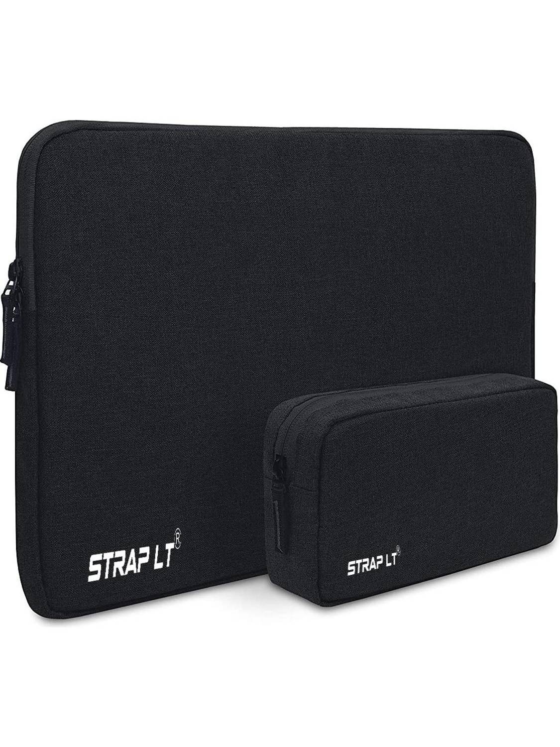 Straplt Laptop Sleeve Case 15.6-16 Inch Waterproof Carrying Bag With Charger Pouch Case Waterproof Laptop Sleeve/Cover