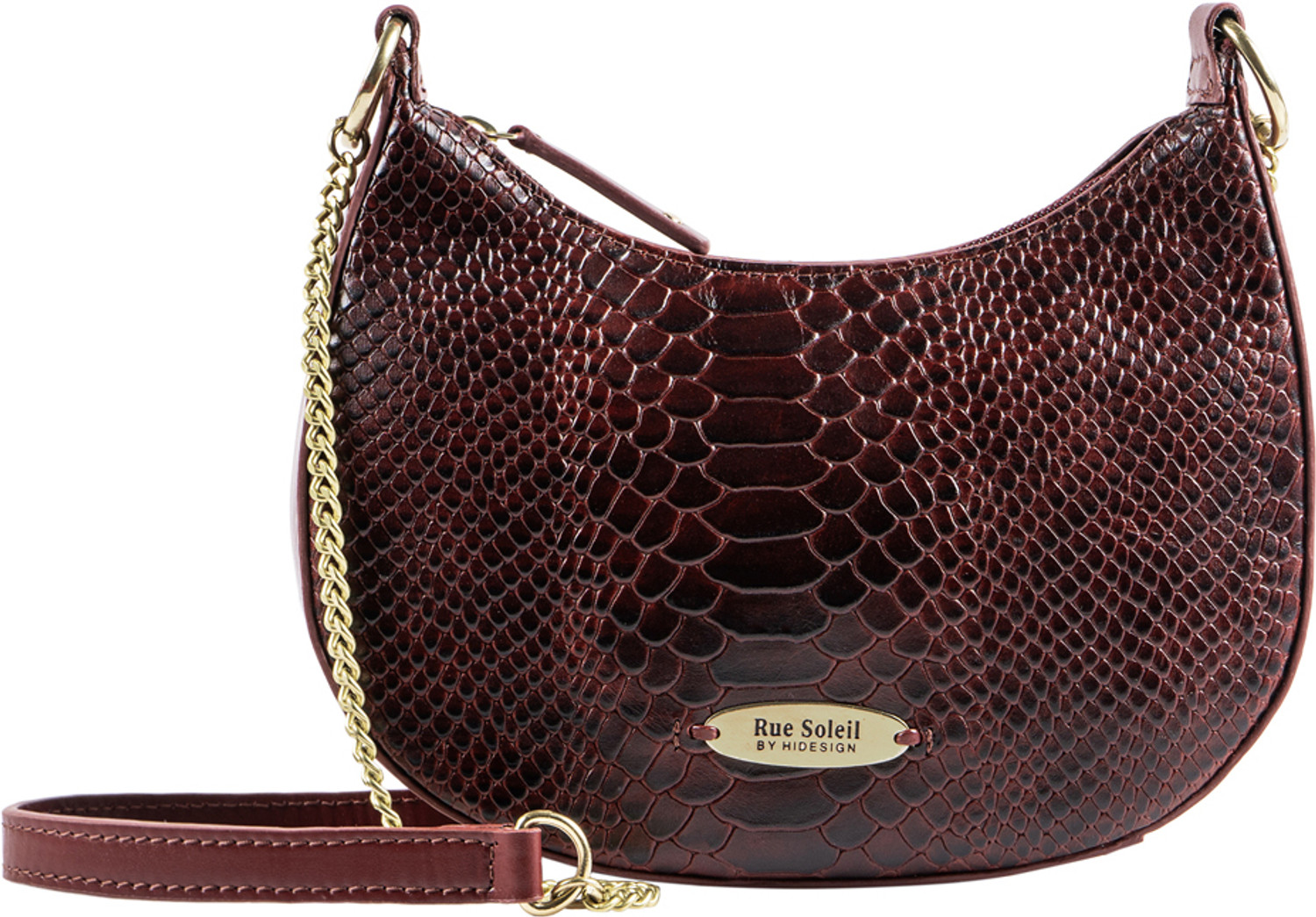 Image of Rue Soleil by Hidesign Thea Sling Bag (Maroon, 5 L)