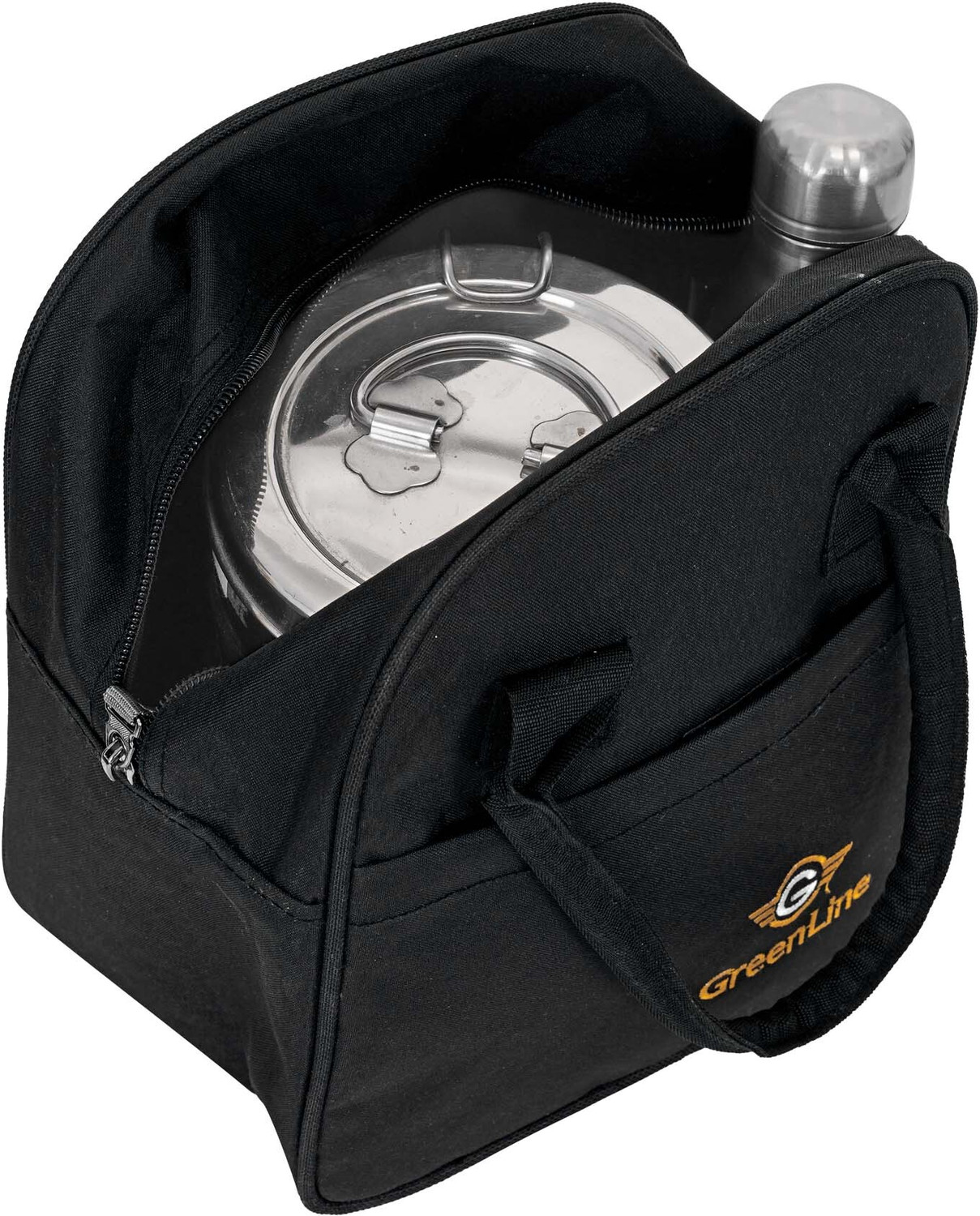 Image of GREENLINE Combo 2PC ,Insulated Lunch Bag for School Collage Office &Picnic for Boys & girl Waterproof Lunch Bag