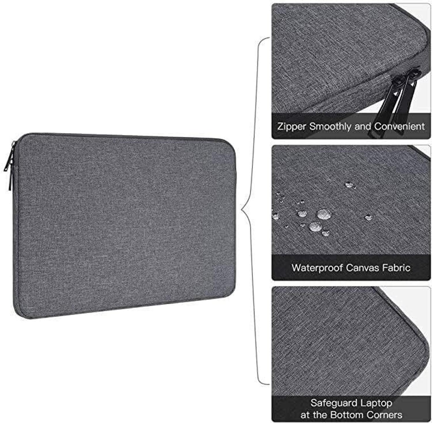 Image of LIFINI Laptop Bag Sleeve For 13.5 - 14 Inch Laptop Case Cover Pro With Charger Pouch Laptop Bag