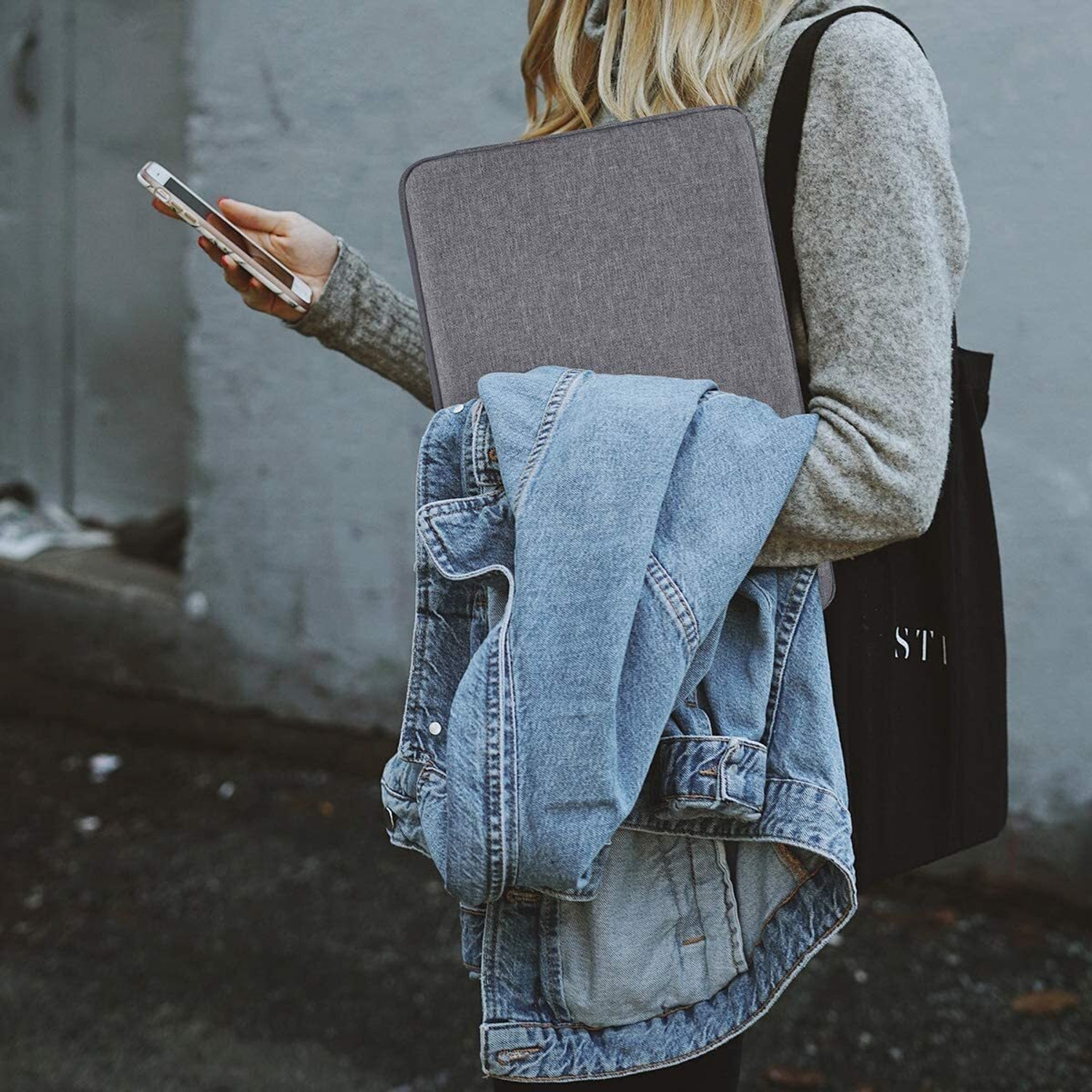 Image of LIFINI Laptop Sleeve For 15.6-16 Inch Laptop covwe with Charger Pouch laptop Case Waterproof Laptop Sleeve /Cover