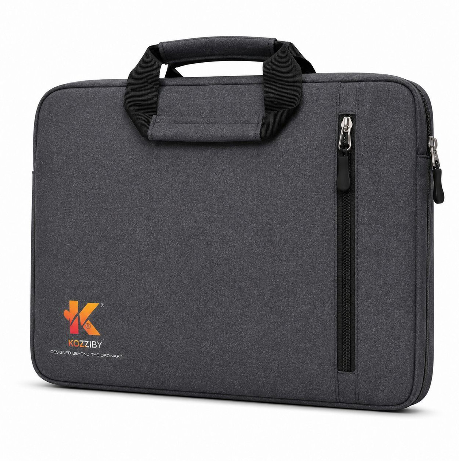 Image of KOZZIBY Office Laptop Carry Case Professional Grey Laptop Bag