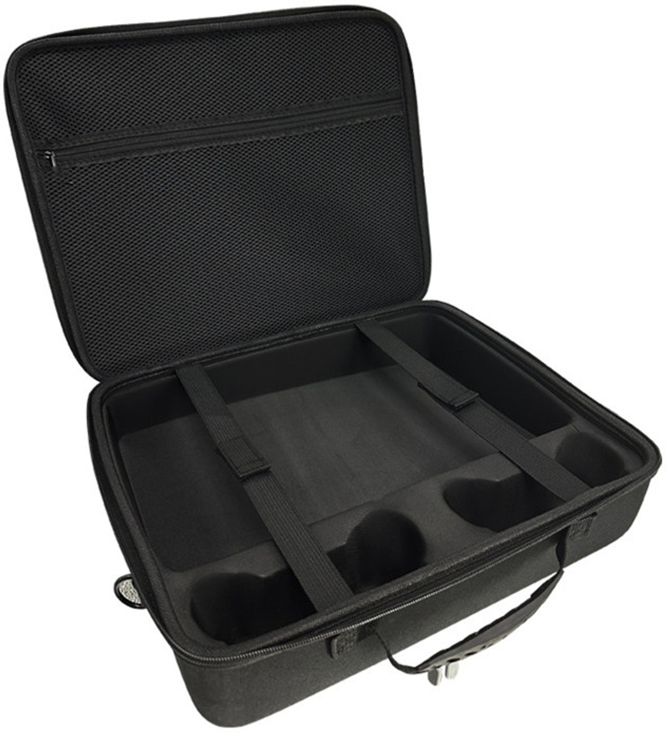 Image of OIVO INDIA Stylish Nylon Black Hard Carrying Storage Case for PS5 SLIM Laptop Bag