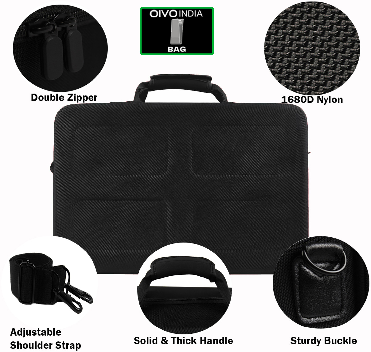 Image of OIVO INDIA Hard Shell Water-Resistant Carry-Bag for Playstation 5 Disc /Digital Version Laptop Bag
