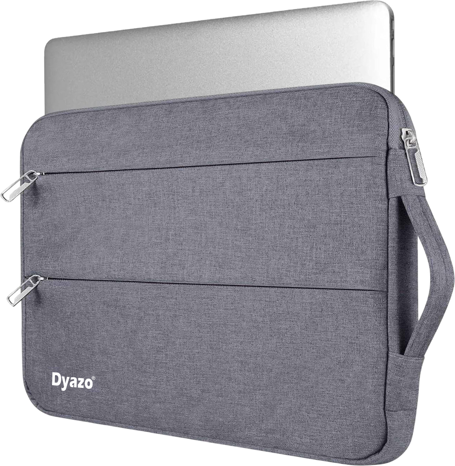 Image of Dyazo Plus 15.6 Inch Water Resistant Sleeve Case Cover with Handle & Two Front Pocket Laptop Bag