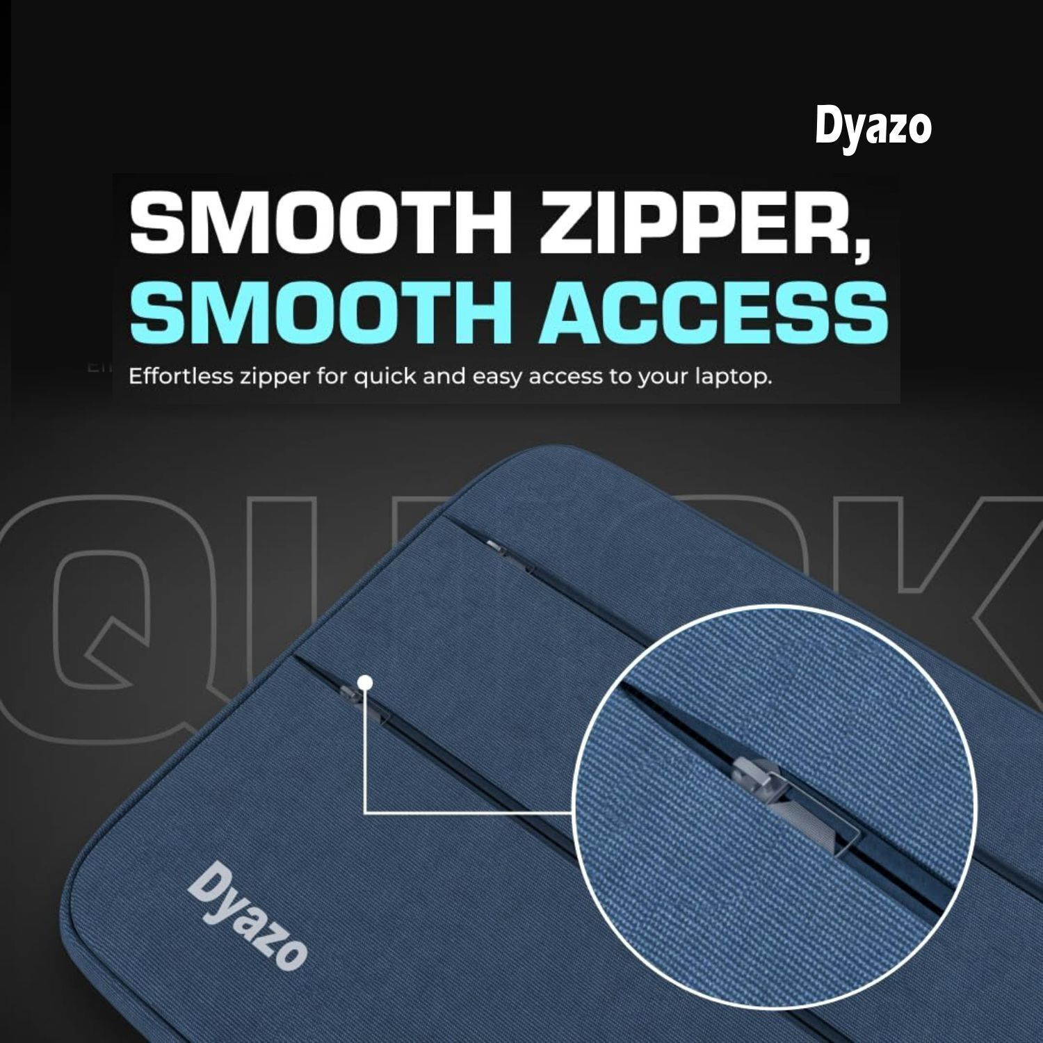 Image of Dyazo Plus Sleeve Case 13-13.3 Inch Notebook With Two Front Accessory Pocket & Handle Laptop Bag