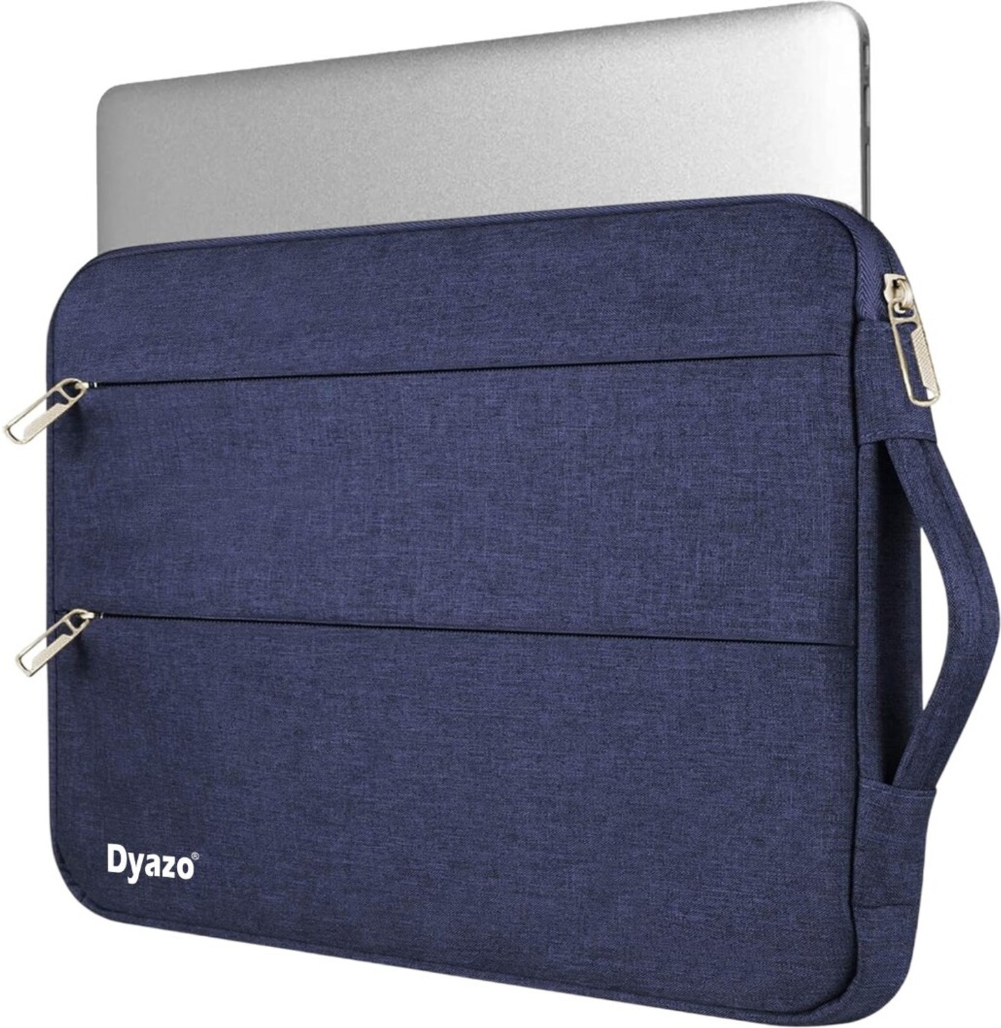 Image of Dyazo Plus Sleeve Case 13-13.3 Inch Notebook With Two Front Accessory Pocket & Handle Laptop Bag