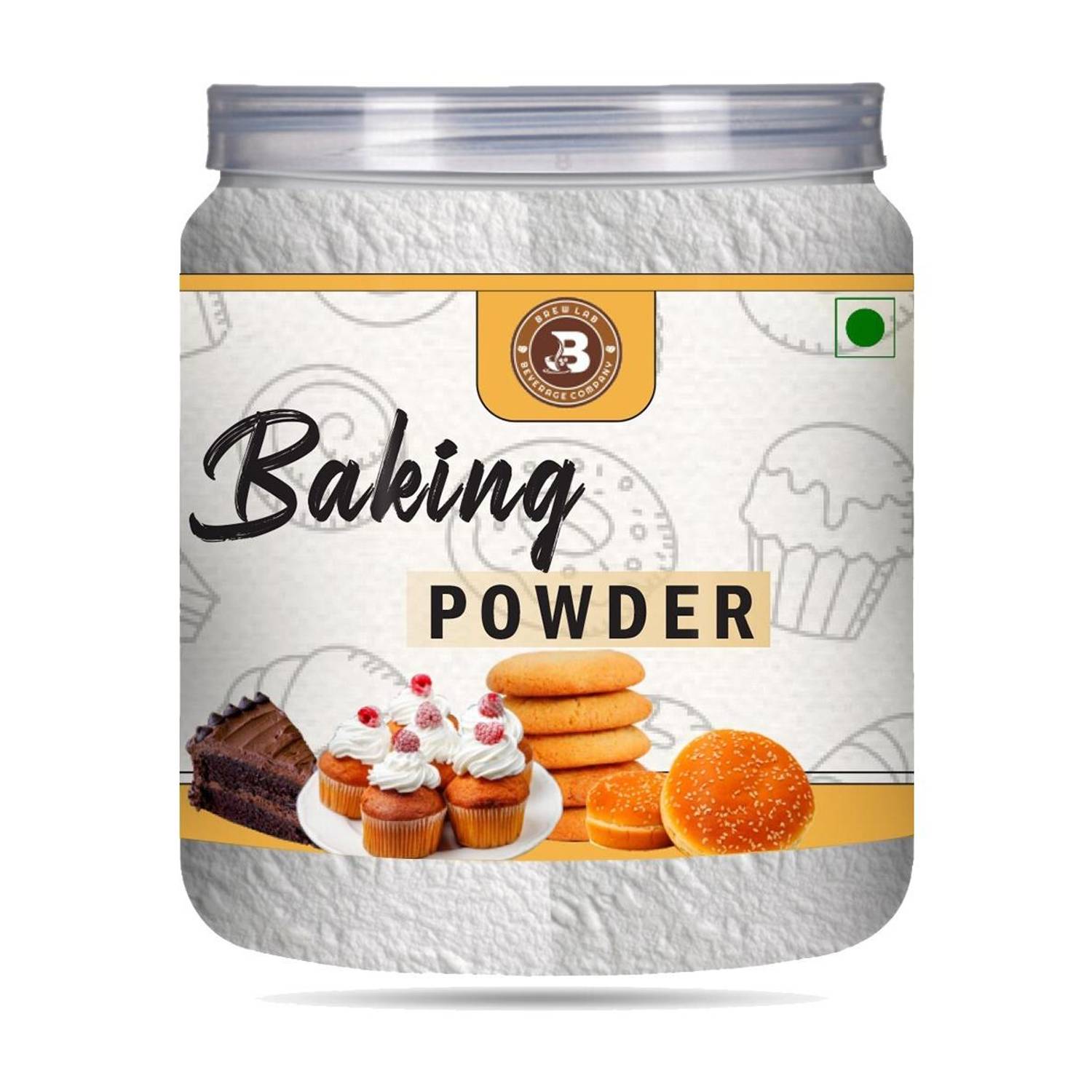 Brew Lab Baking Powder For Baking Cake, Dhokla, Breads, Muffins , Pies & Buns Baking Powder