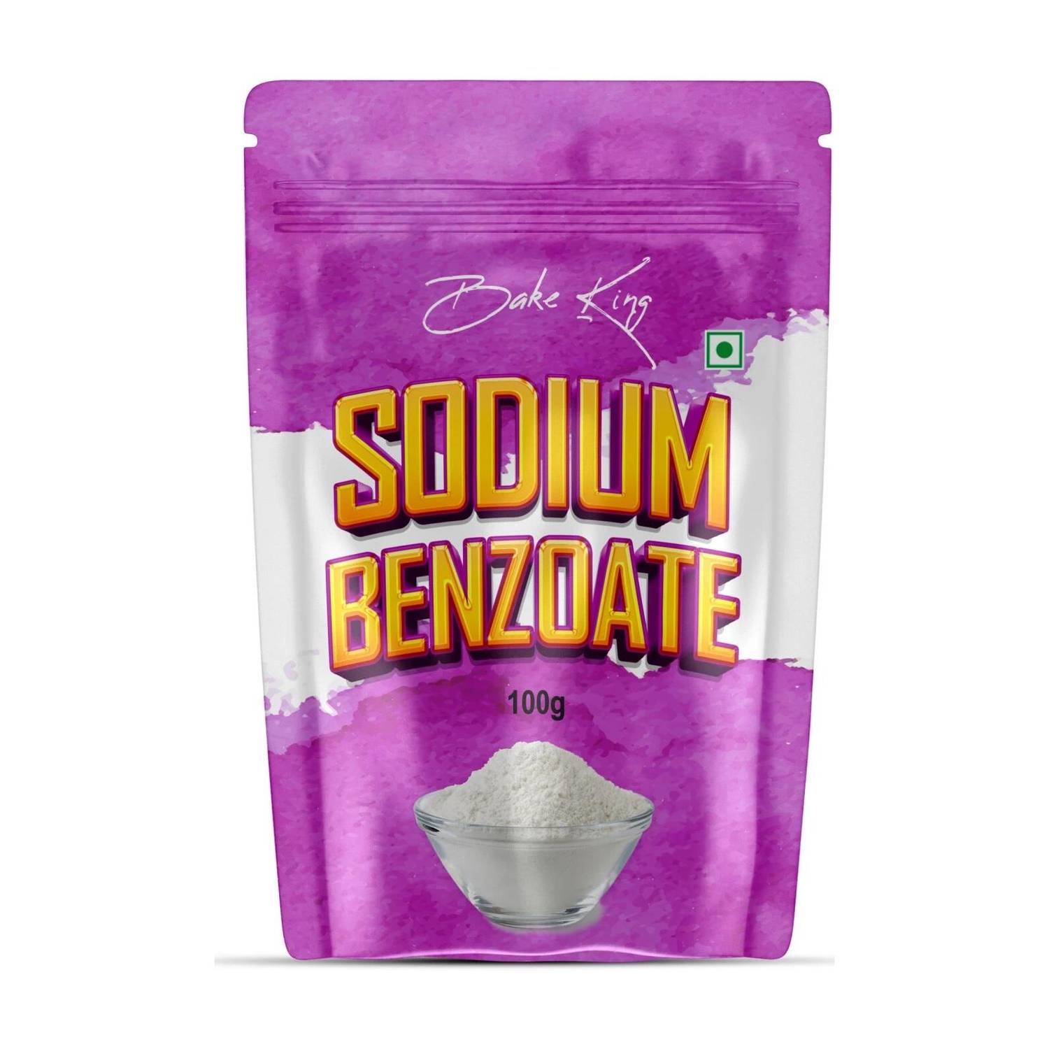 Bake King Multipurpose Uses Sodium Benzonate Powder 100gm For Salad Dressing, Soya Sauce Sodium Benzoate Powder