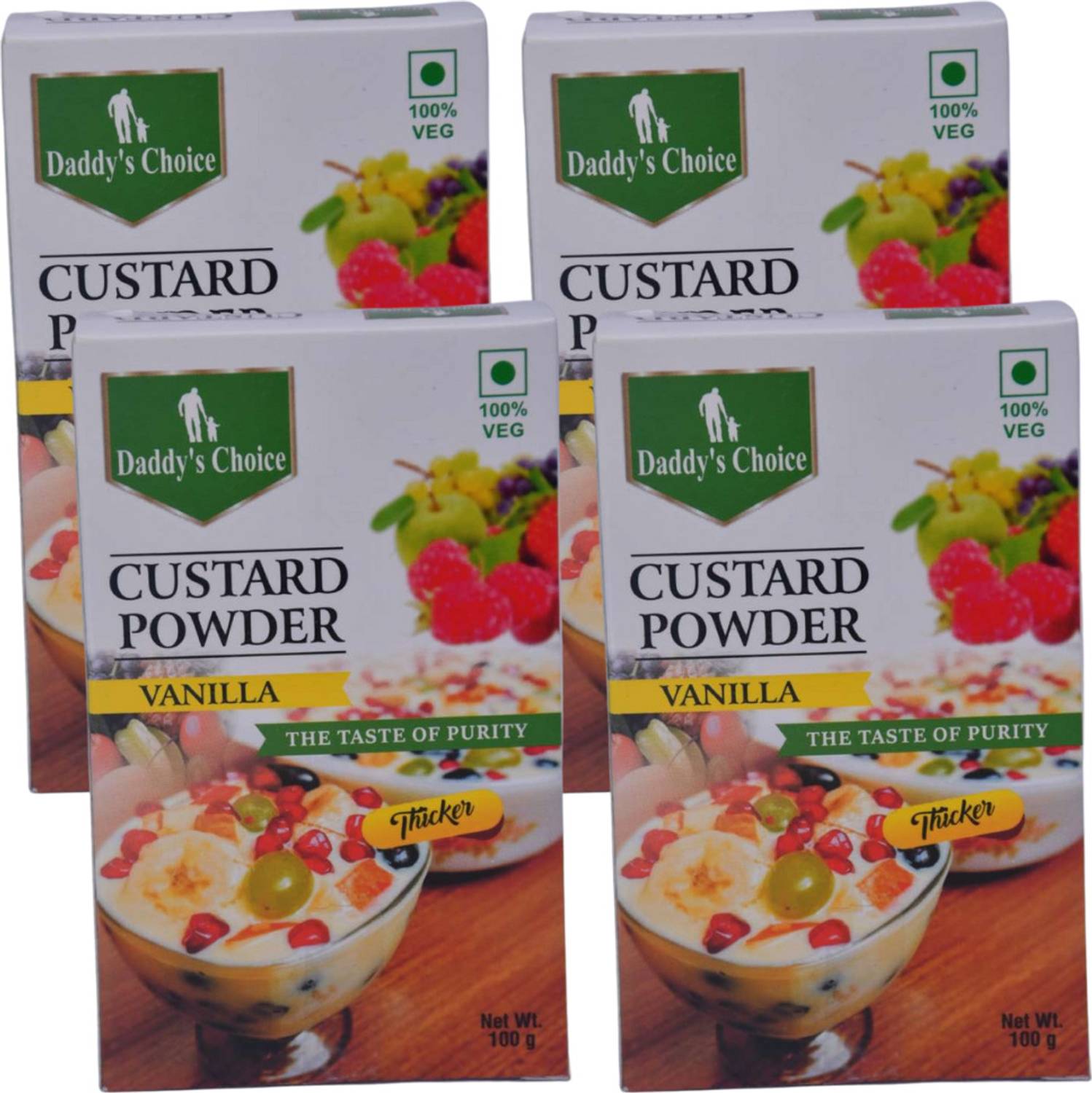 Daddy's Choice Vanilla Custard Powder | Dessert Mix for Fruit