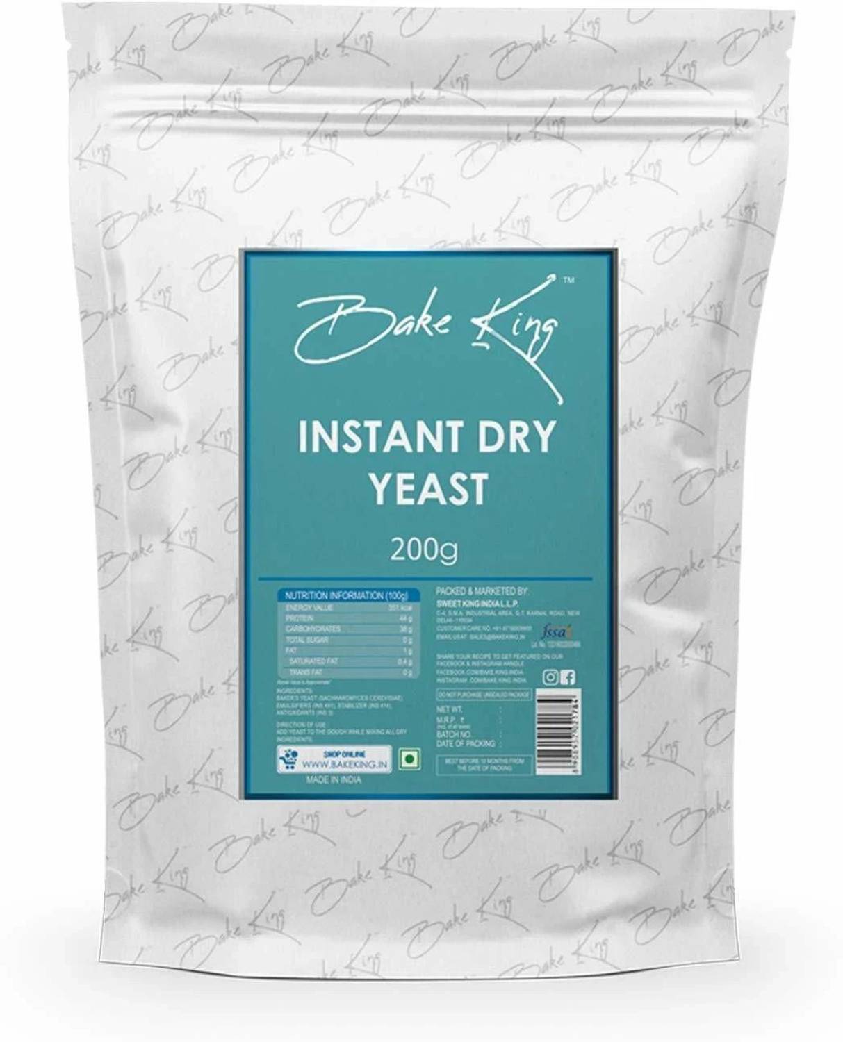 Bake King 200g Grade A Quality Dry Yeast Powder 200g for Baking,