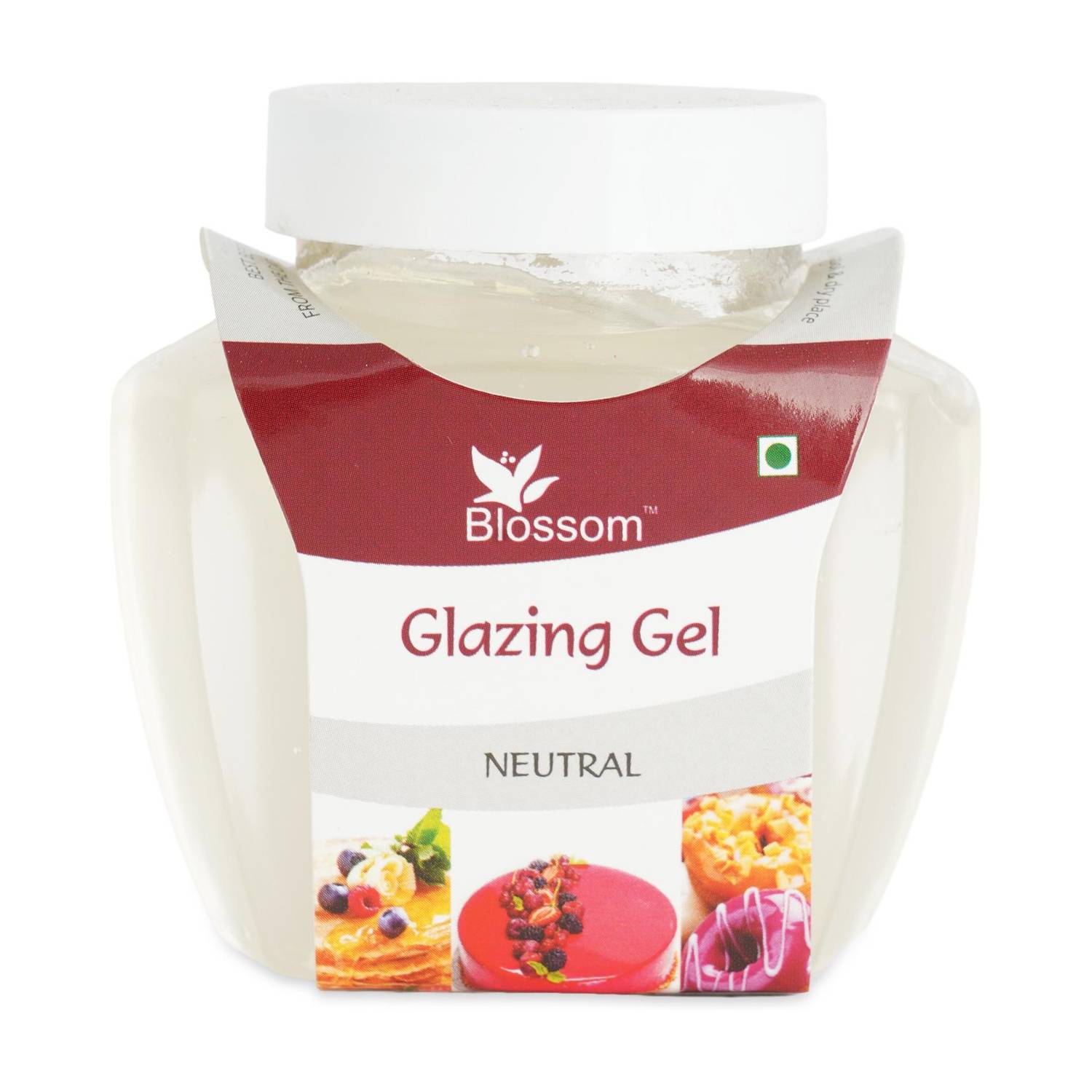 BLOSSOM Neutral Glazing Gel for Desserts & Cake- GL08-3 Topping Paste