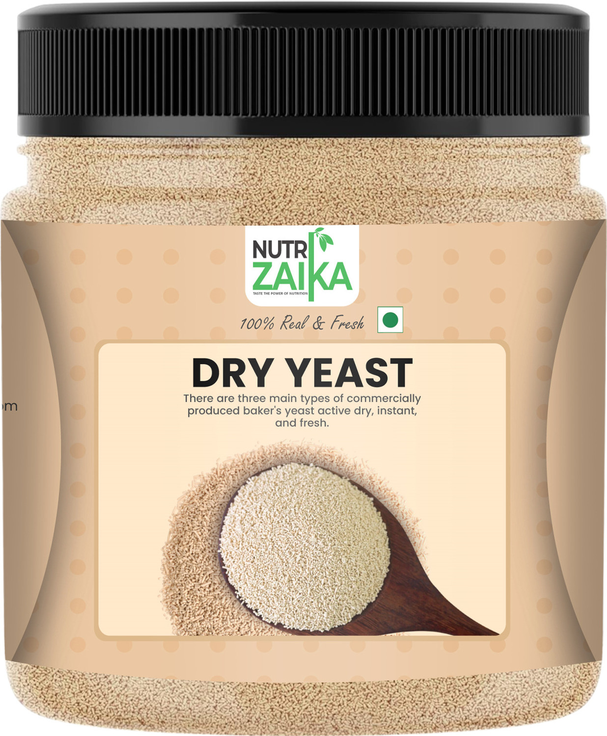 Image of NUTRI ZAIKA Dry Yeast | Active Baking Yeast | Instant Fermenting Agent for Soft & Fluffy Yeast Powder