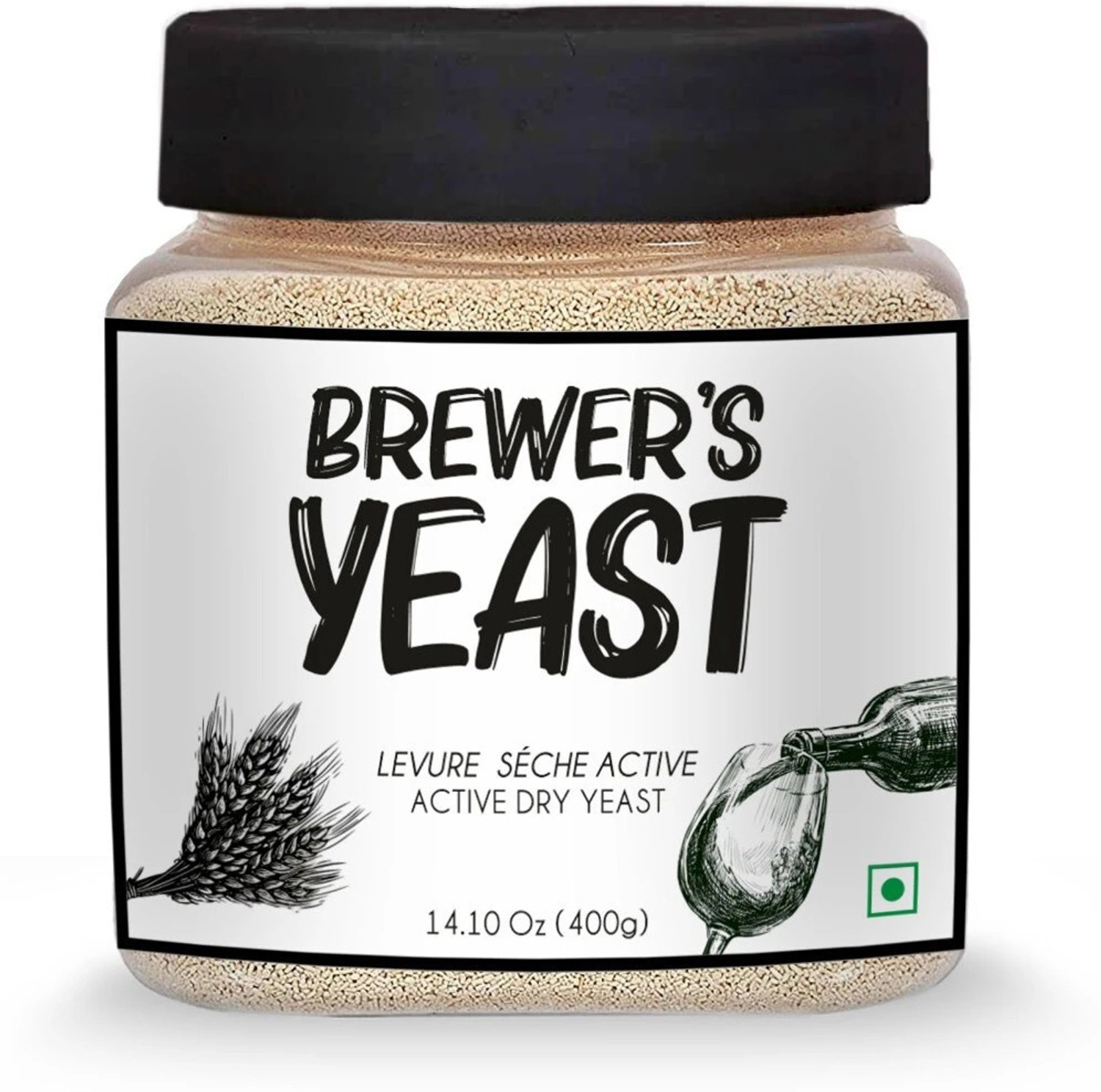 Image of Bake King Brewer's Yeast 400GM | Yeast for Wine Making | High Tolerance upto 15% ABV Yeast Powder