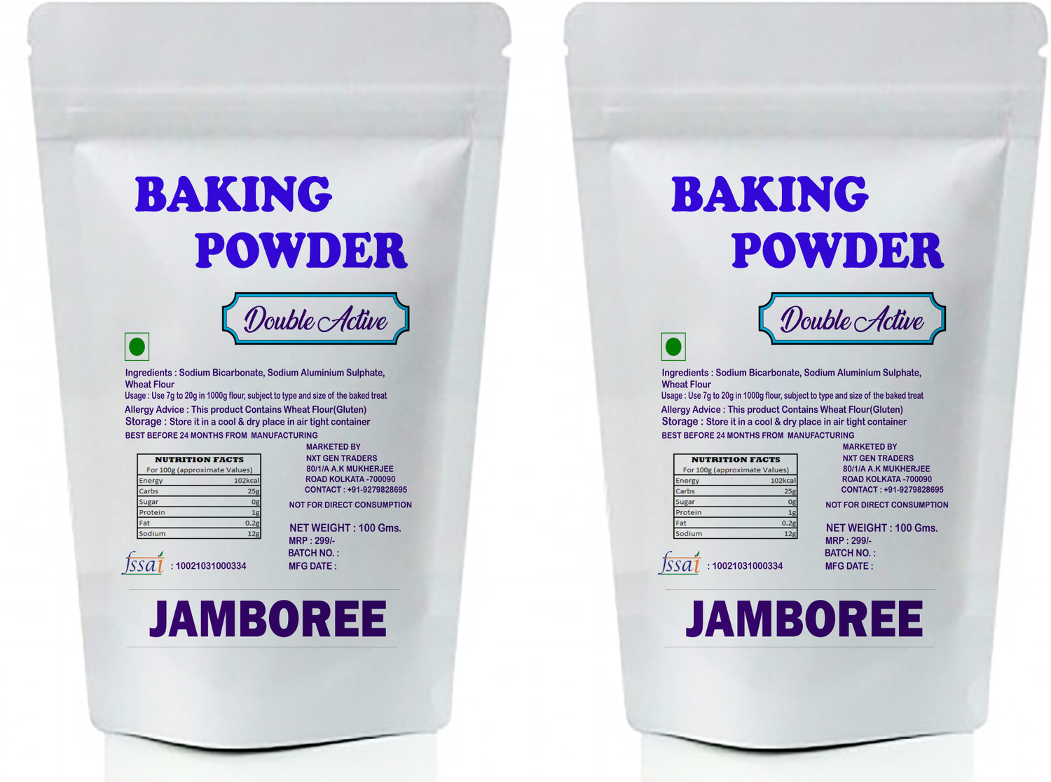 Image of JAMBOREE Premium Double Action 200g Baking Powder