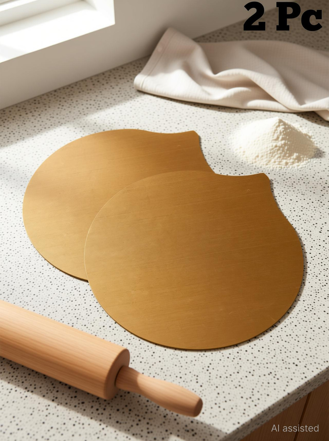 Image of Shakya Roti sheet Holige Sheet Obbattu Sheet Reusable Heat Resistant Backing Mat Food-grade Silicone Baking Mat