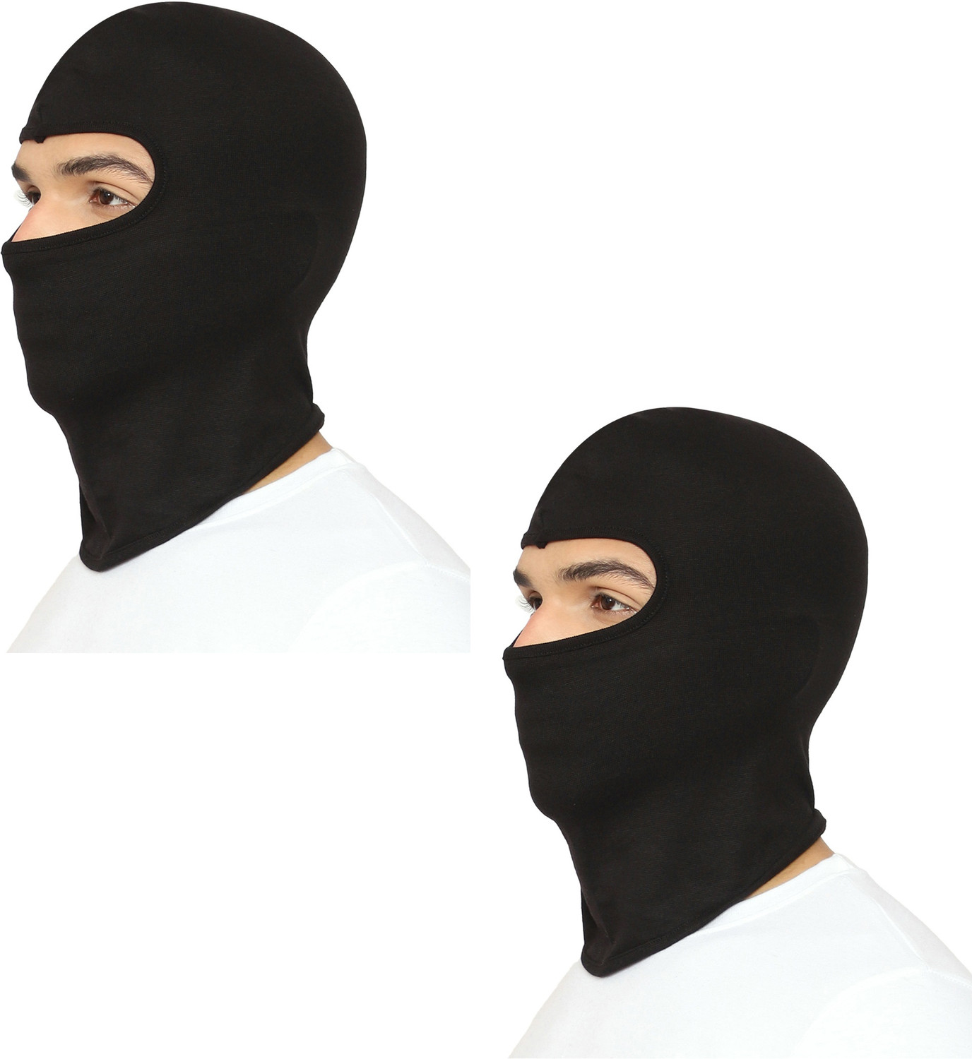 Image of Gajraj Black Bike Face Mask for Men & Women