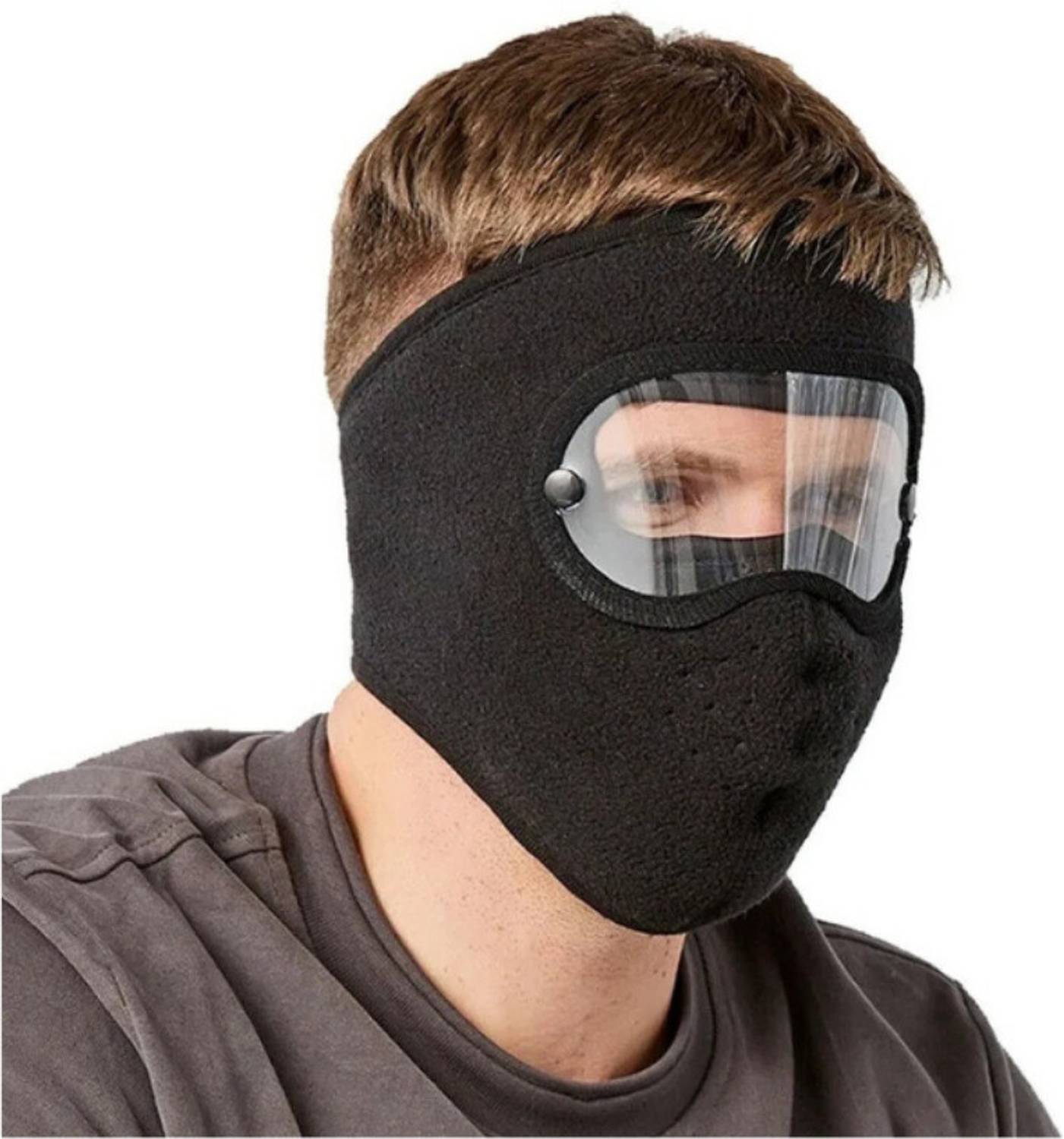 Homeistic Black Bike Face Mask - Image 1