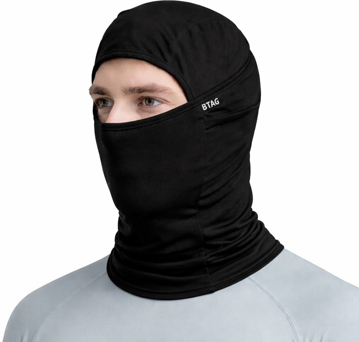 Image of Btag Black Bike Face Mask for Men