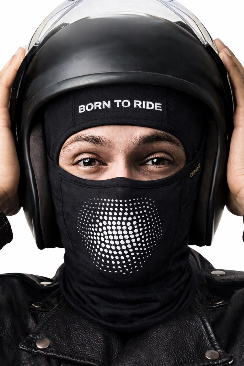 Image of OROMASK Black Bike Face Mask for Men & Women