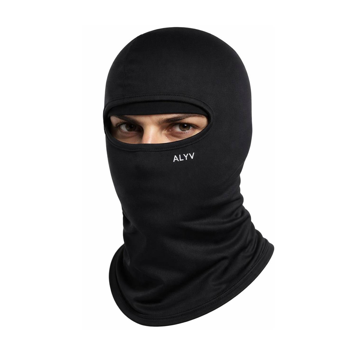 alyv Black Bike Face Mask for Men & Women