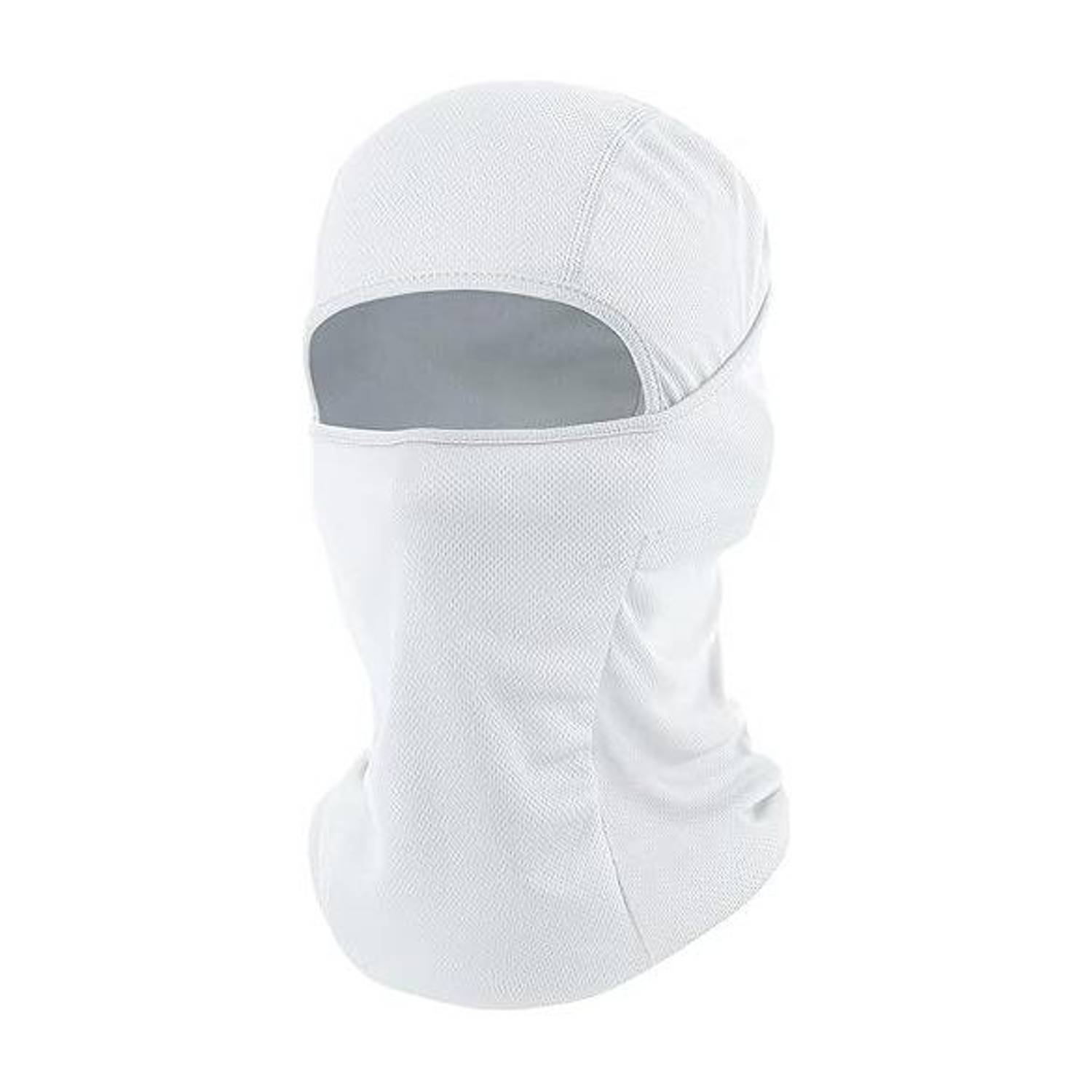 Aryan Hosiery White Bike Face Mask for Men & Women