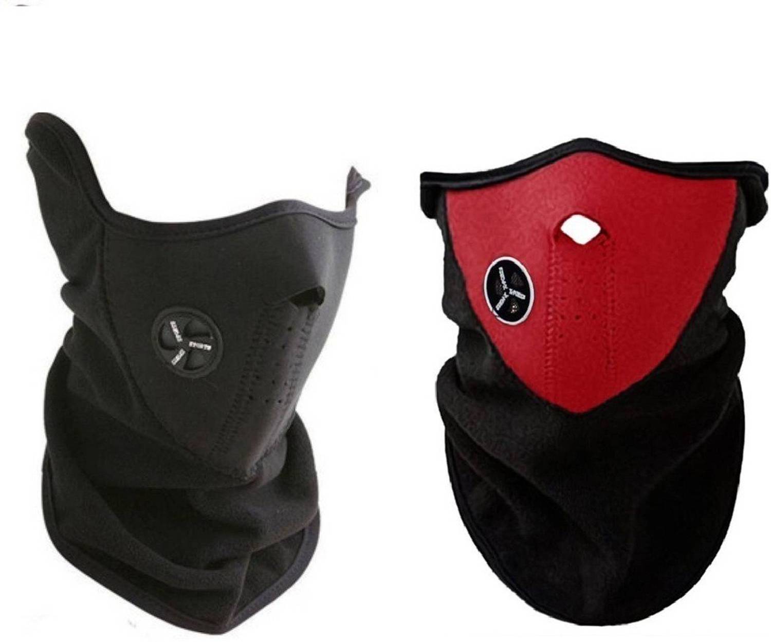CheckSums Red, Black Bike Face Mask for Men & Women