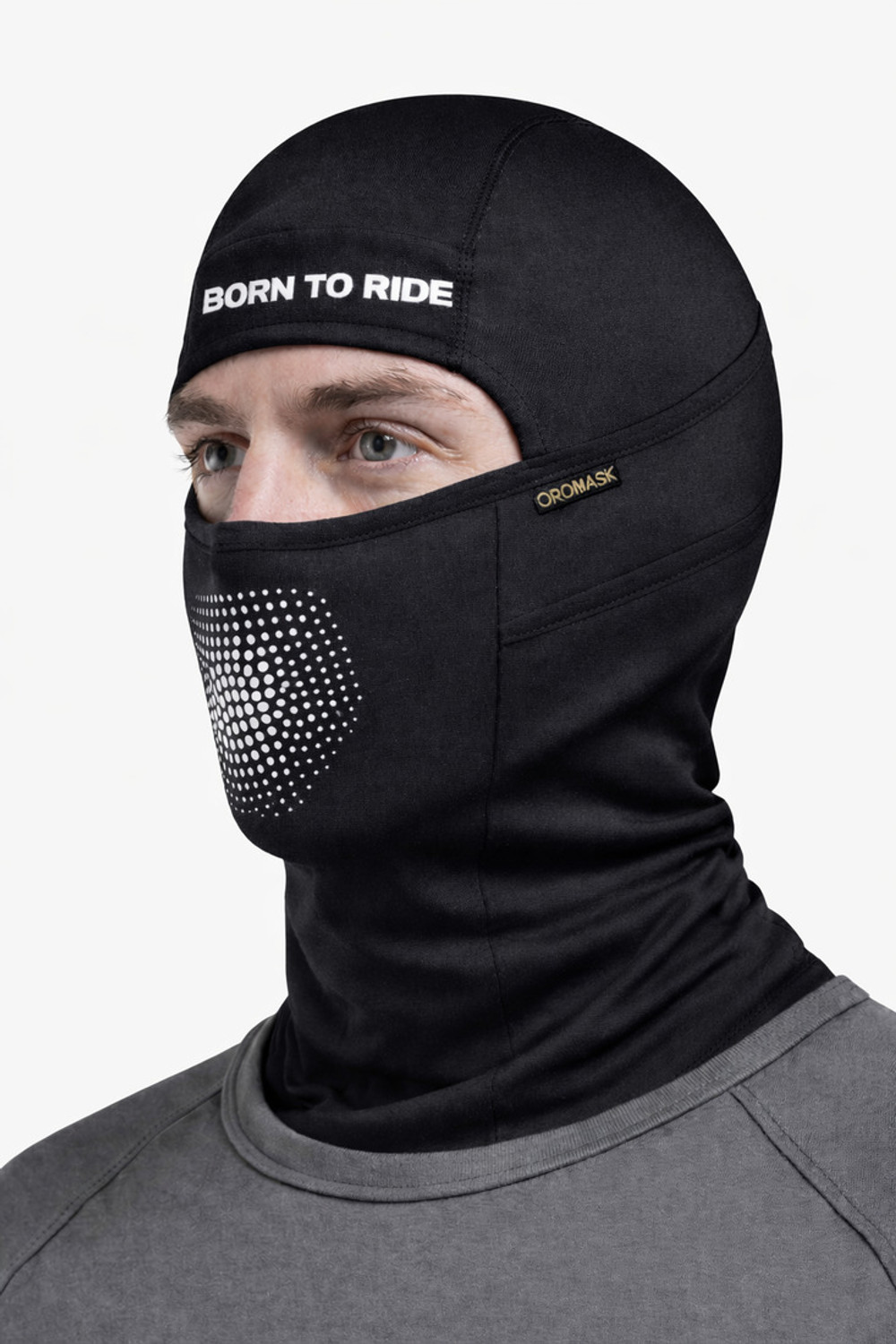 Image of OROMASK Black Bike Face Mask for Men & Women