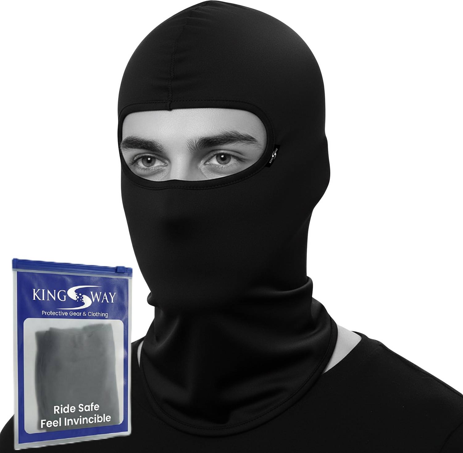 Kingsway Black Bike Face Mask for Men & Women Price in India - Buy
