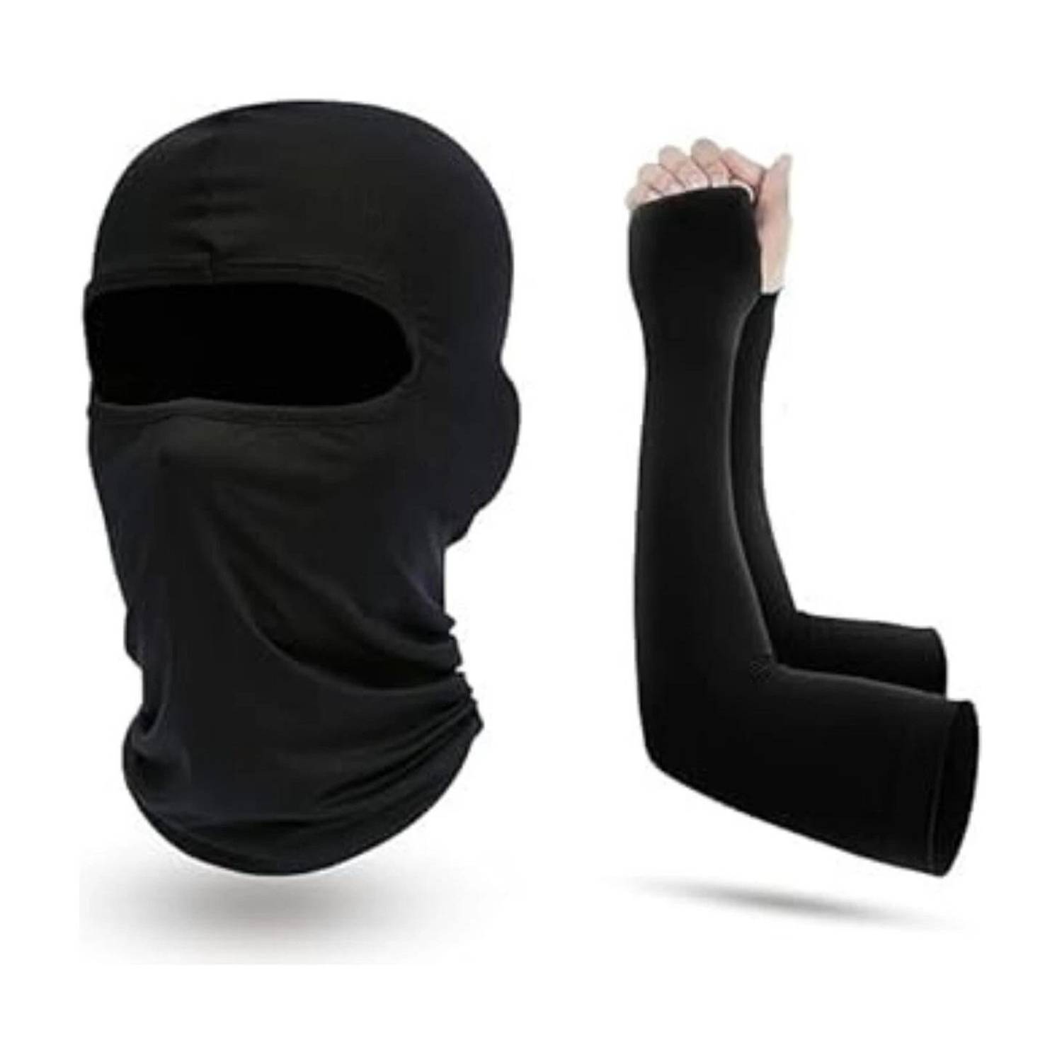 JUST JUNKIES Black Bike Face Mask - Image 1