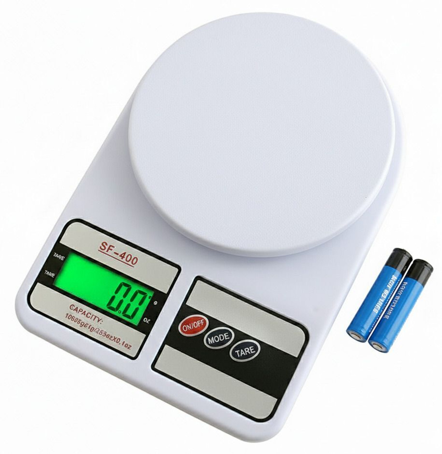 Image of NIBBIN 10kg Digital Weight Machine /Kata With 2AAA Batteries For Home, Kitchen & Shops Balance Scale