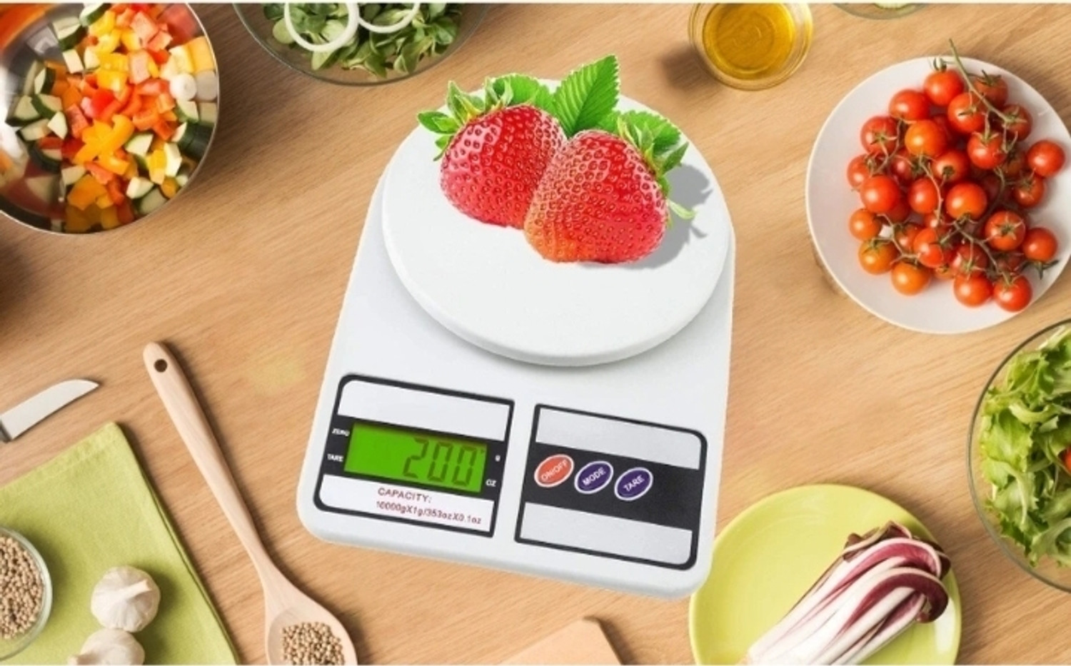 Image of ELIGHTWAY LCD display portable weighing scale for fruits and vegetables Balance Scale